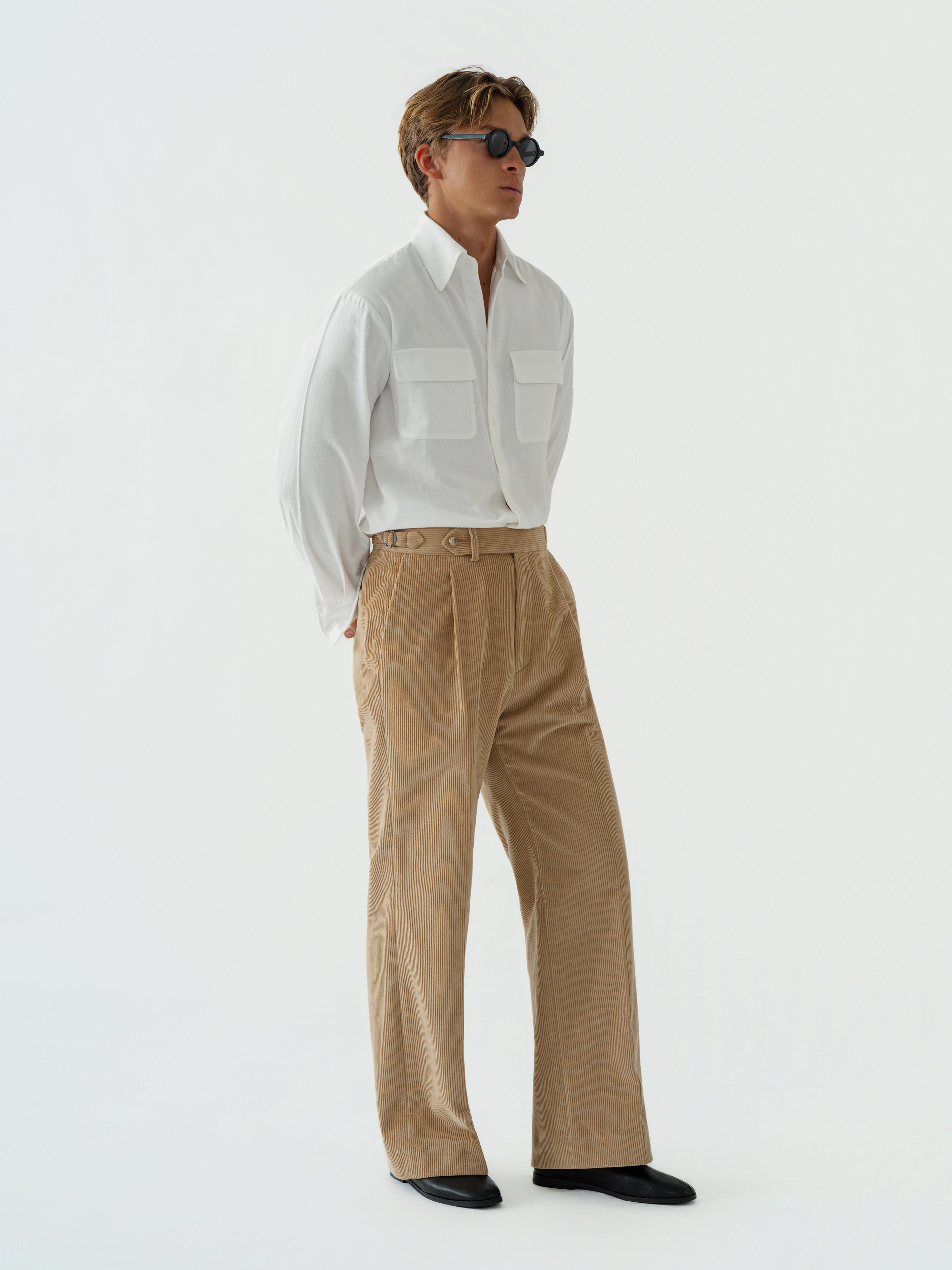 Fawn Cotton Corduroy Suit (Casual Fit)