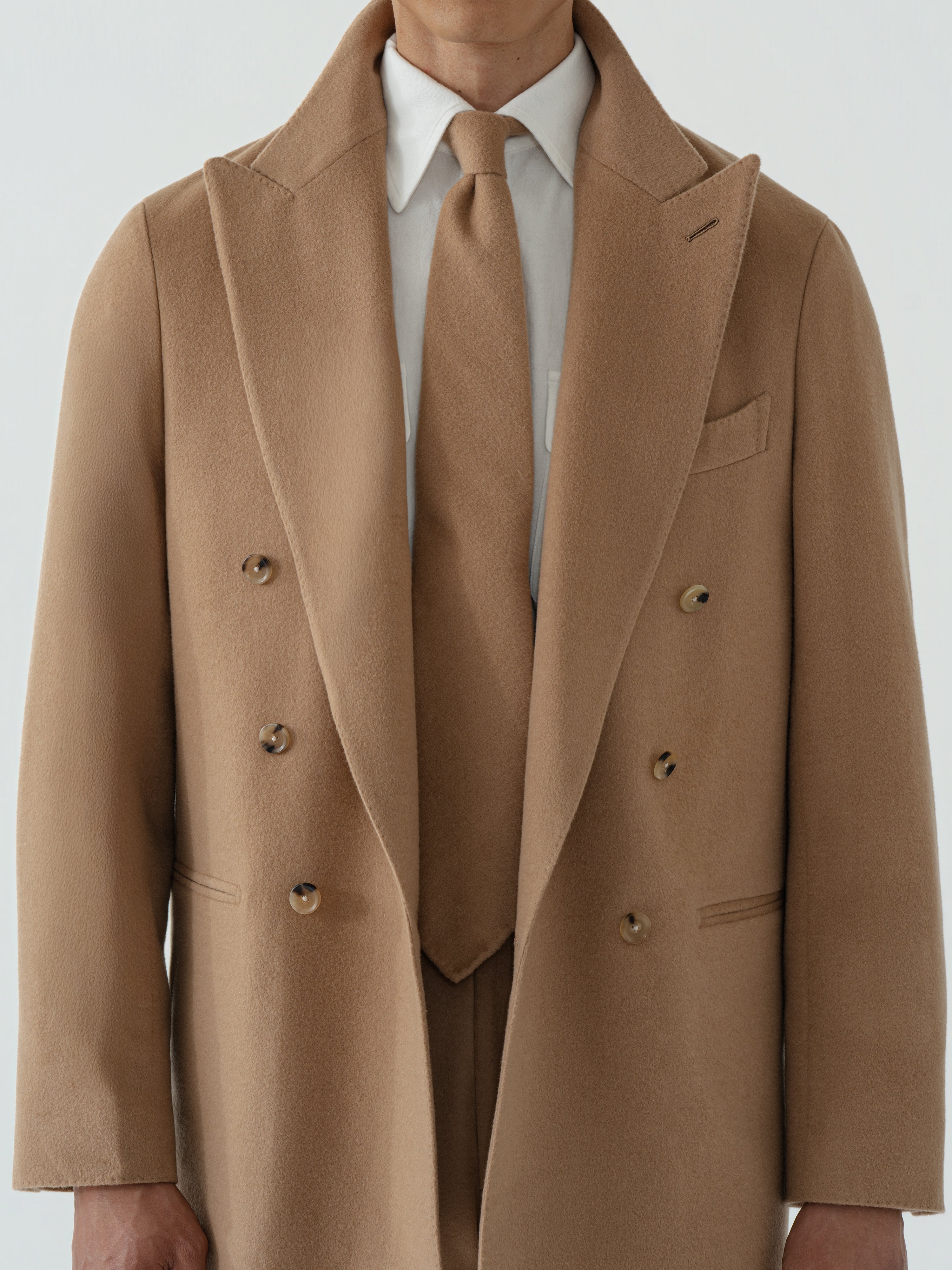 Camel Wool Cashmere Silk Suit (Casual Fit)