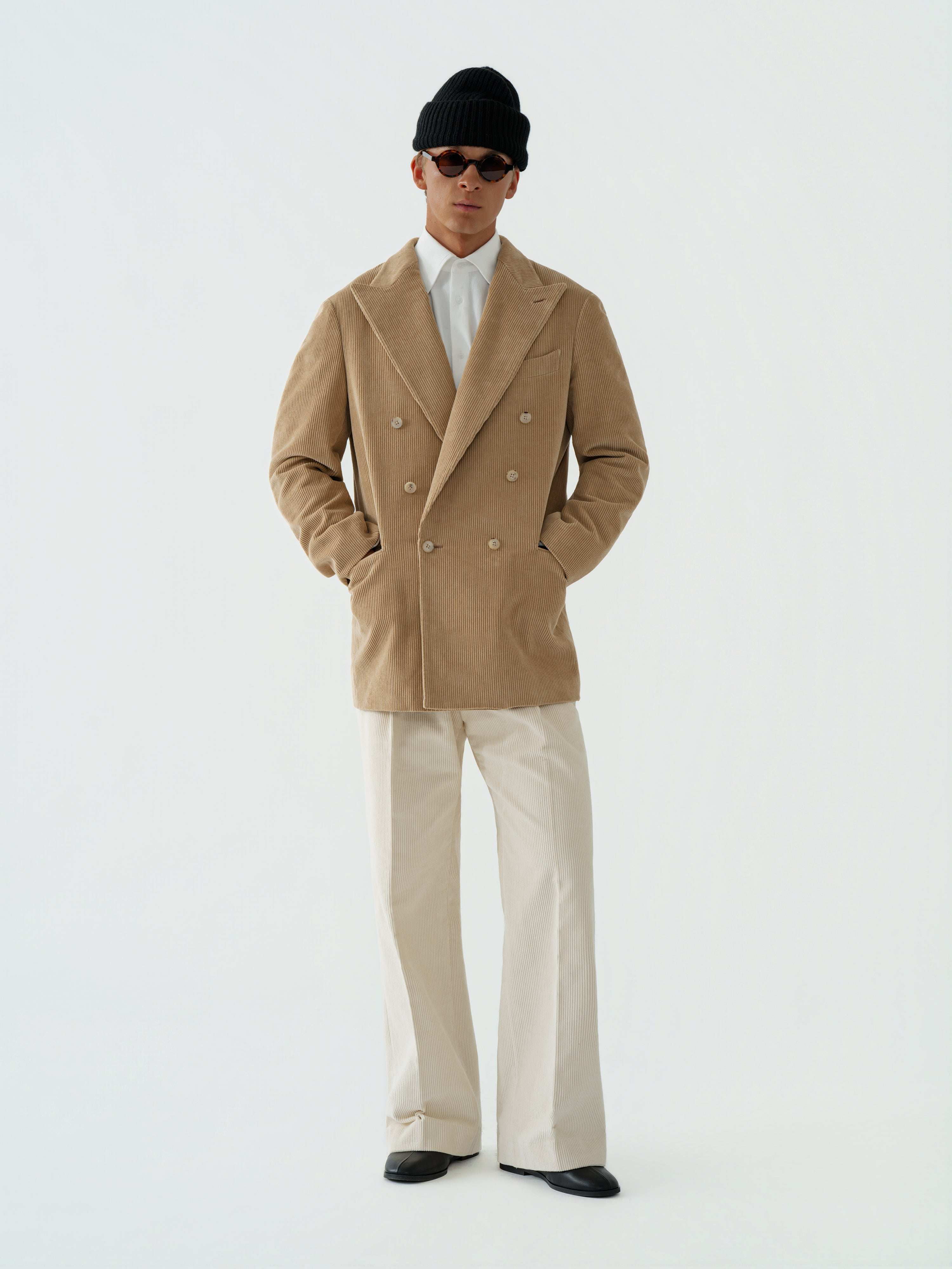 Fawn Cotton Corduroy Jacket (Casual Fit)