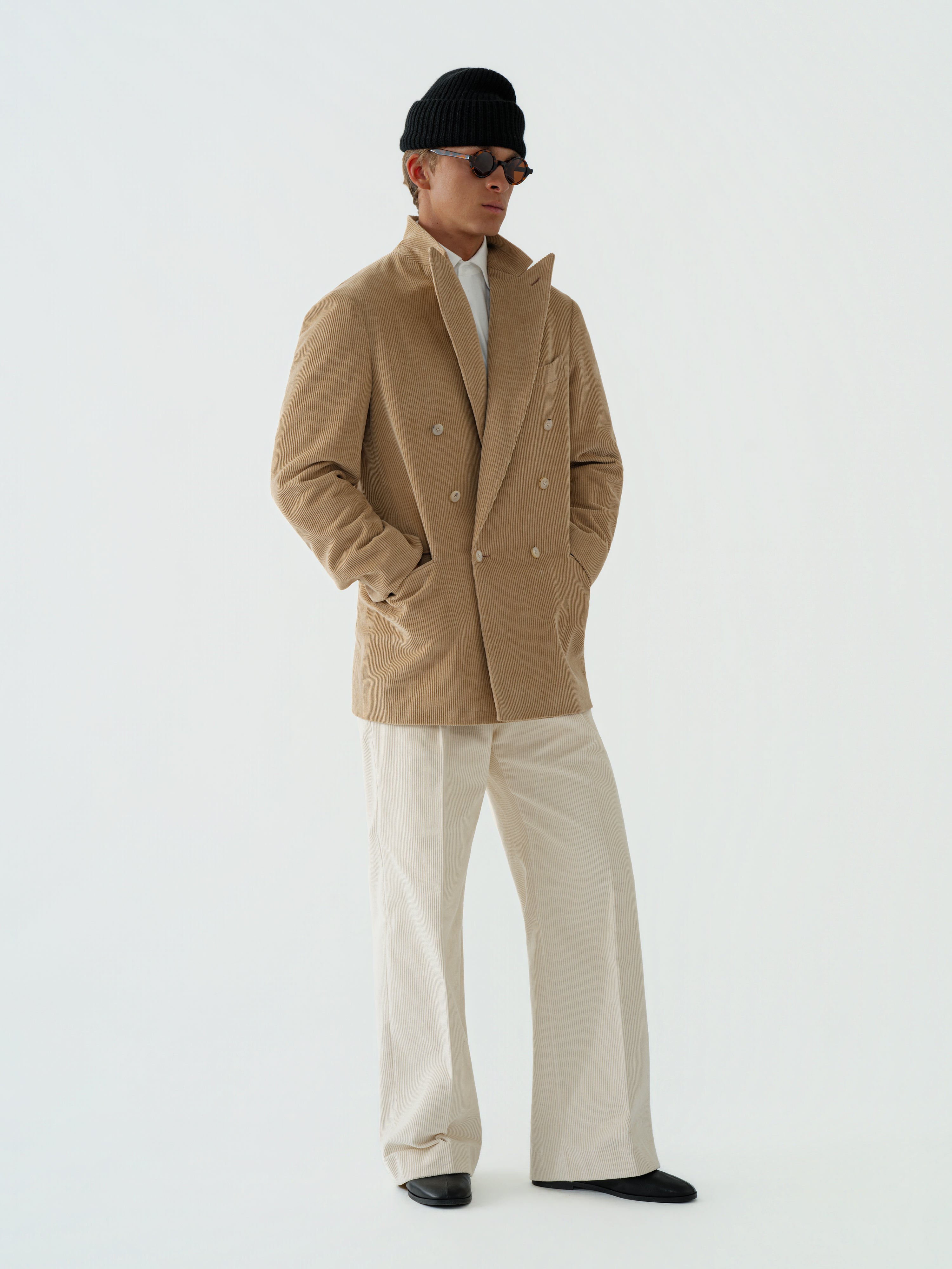 Fawn Cotton Corduroy Jacket (Casual Fit)