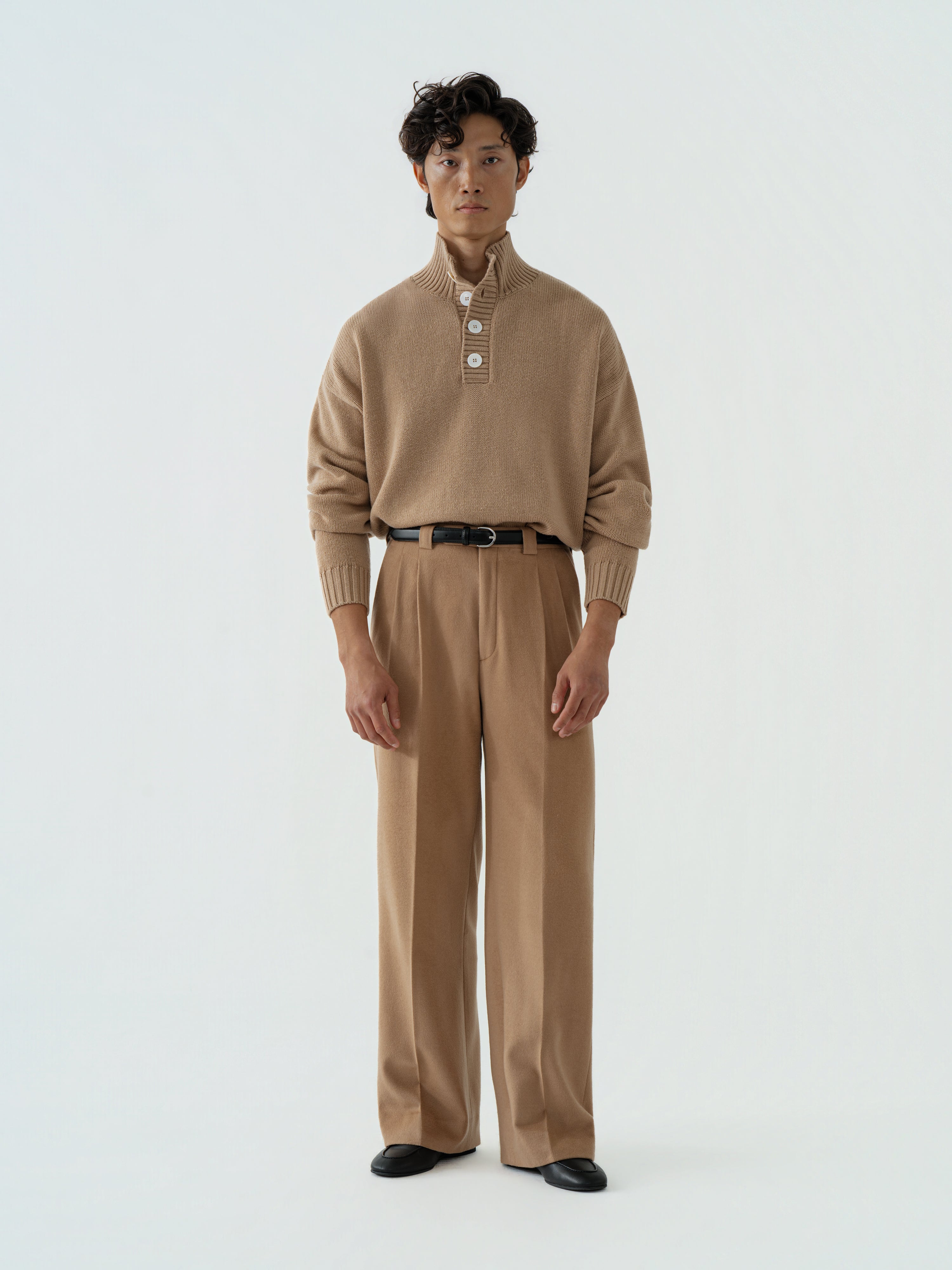 Camel Wool Popover