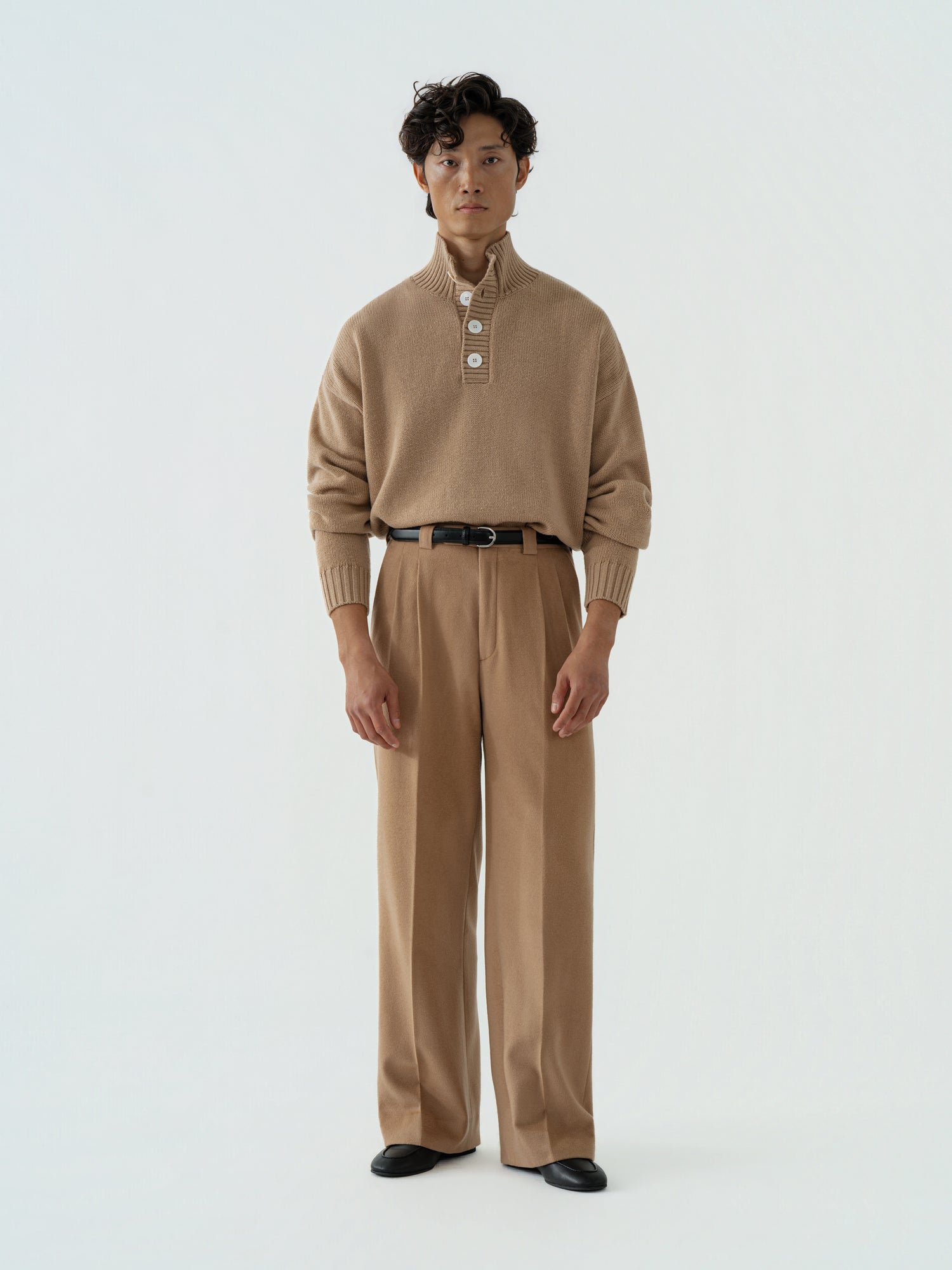 Camel Wool Popover