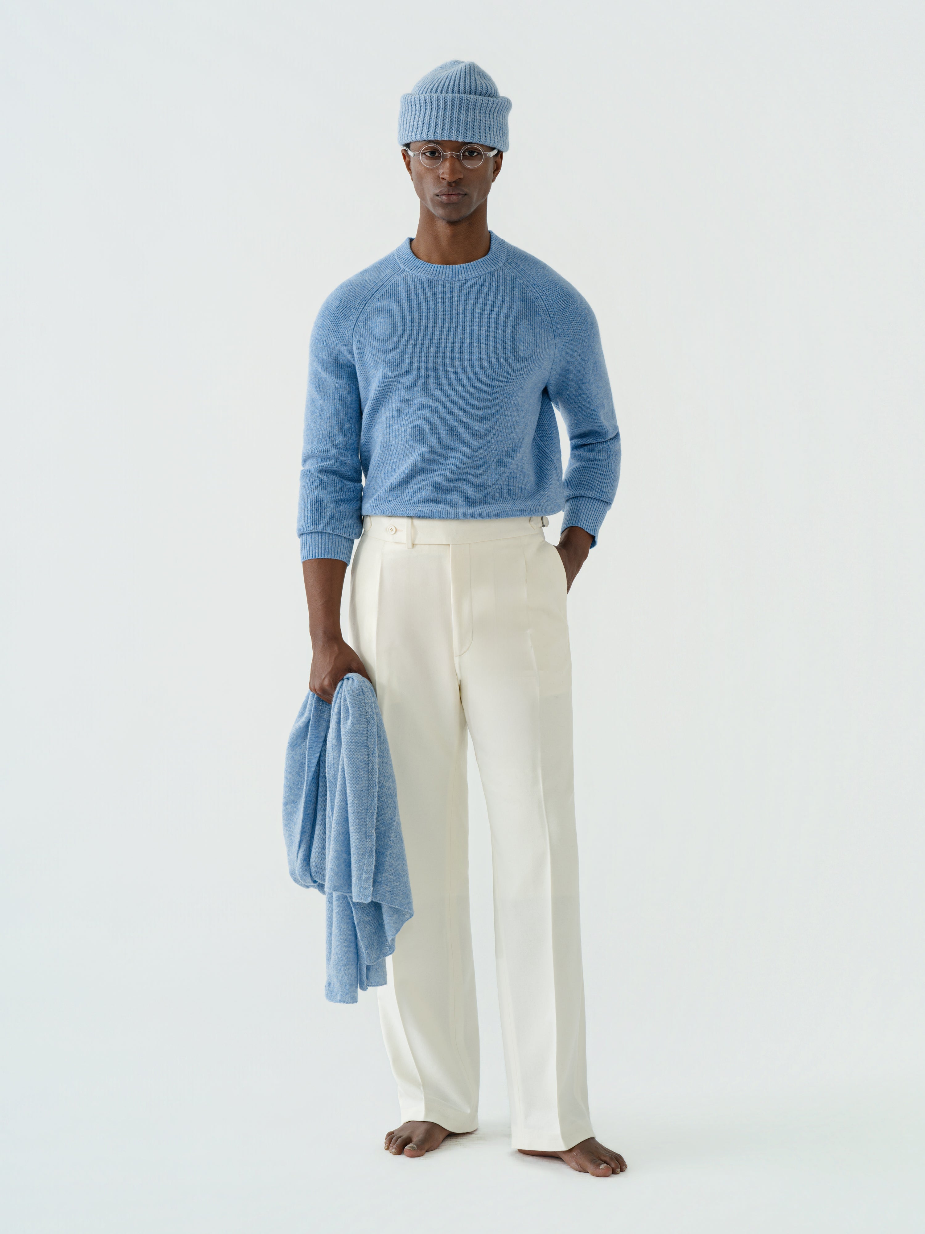 Denim Cashmere Scarf