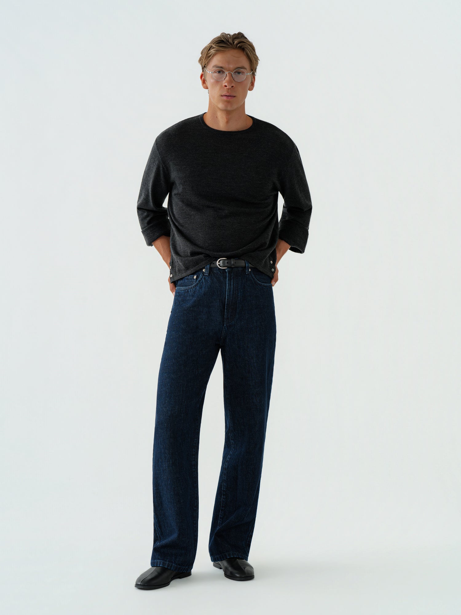 Indigo Washed Denim Jeans