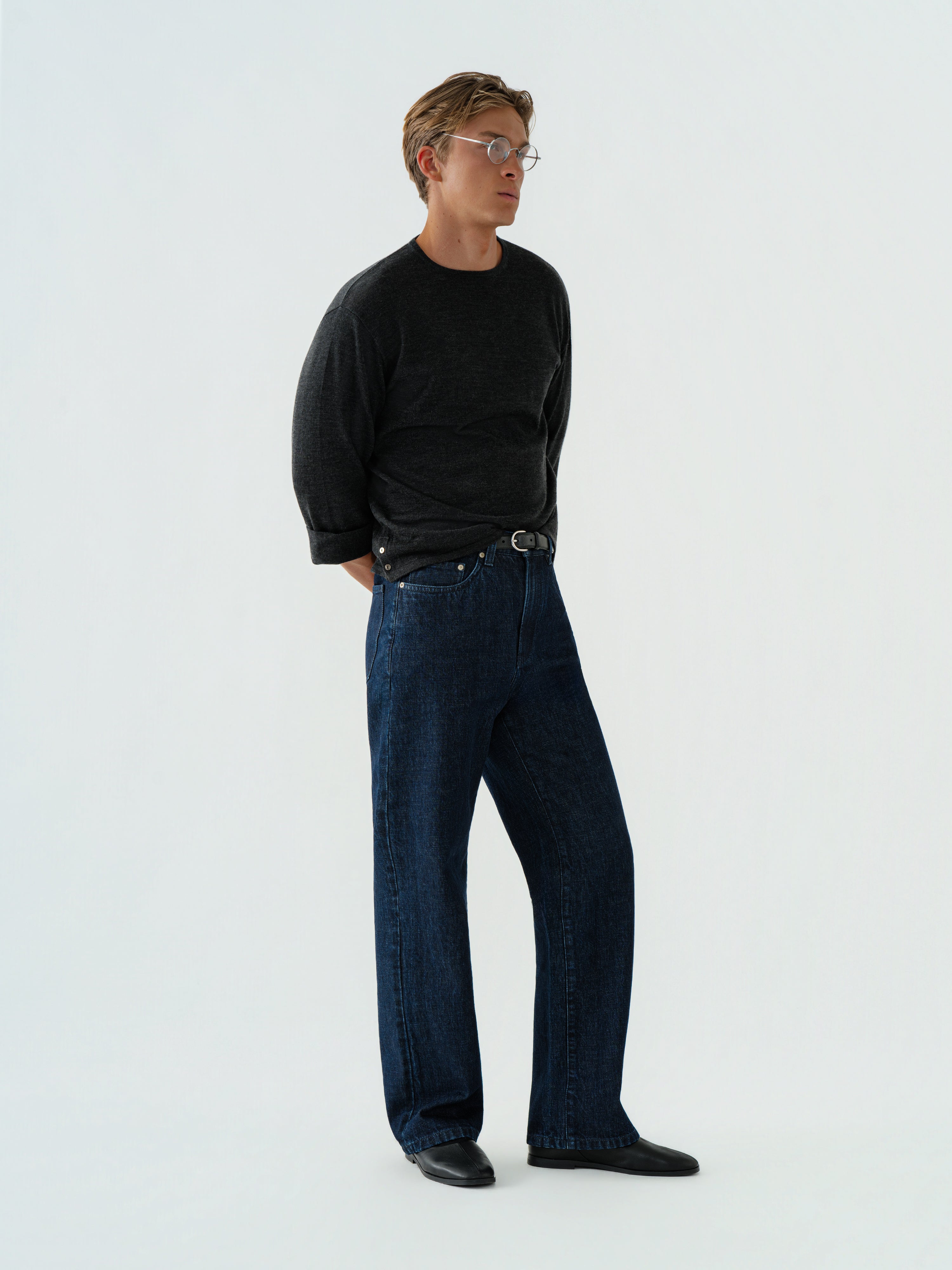 Indigo Washed Denim Jeans