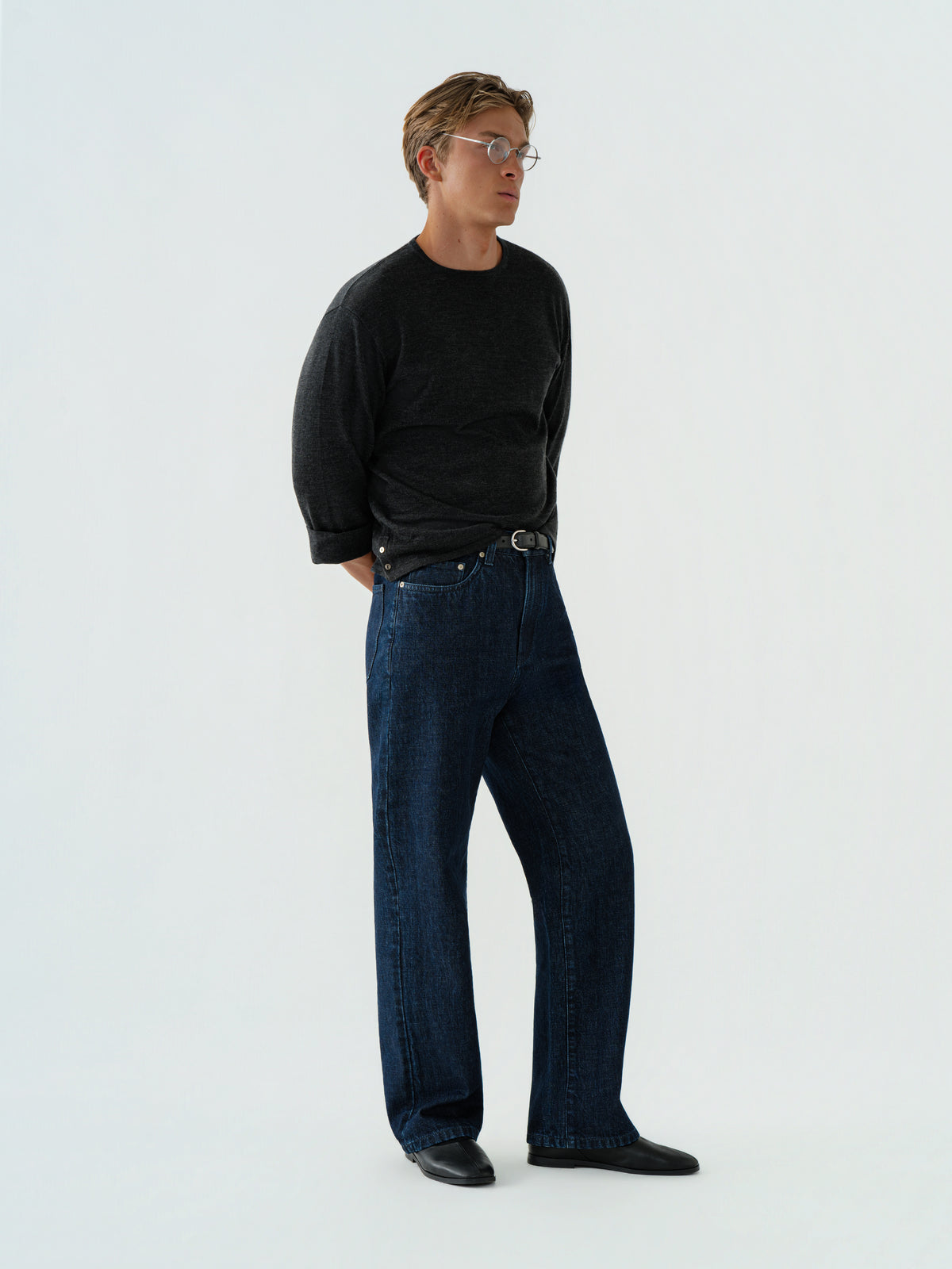Indigo Washed Denim Jeans