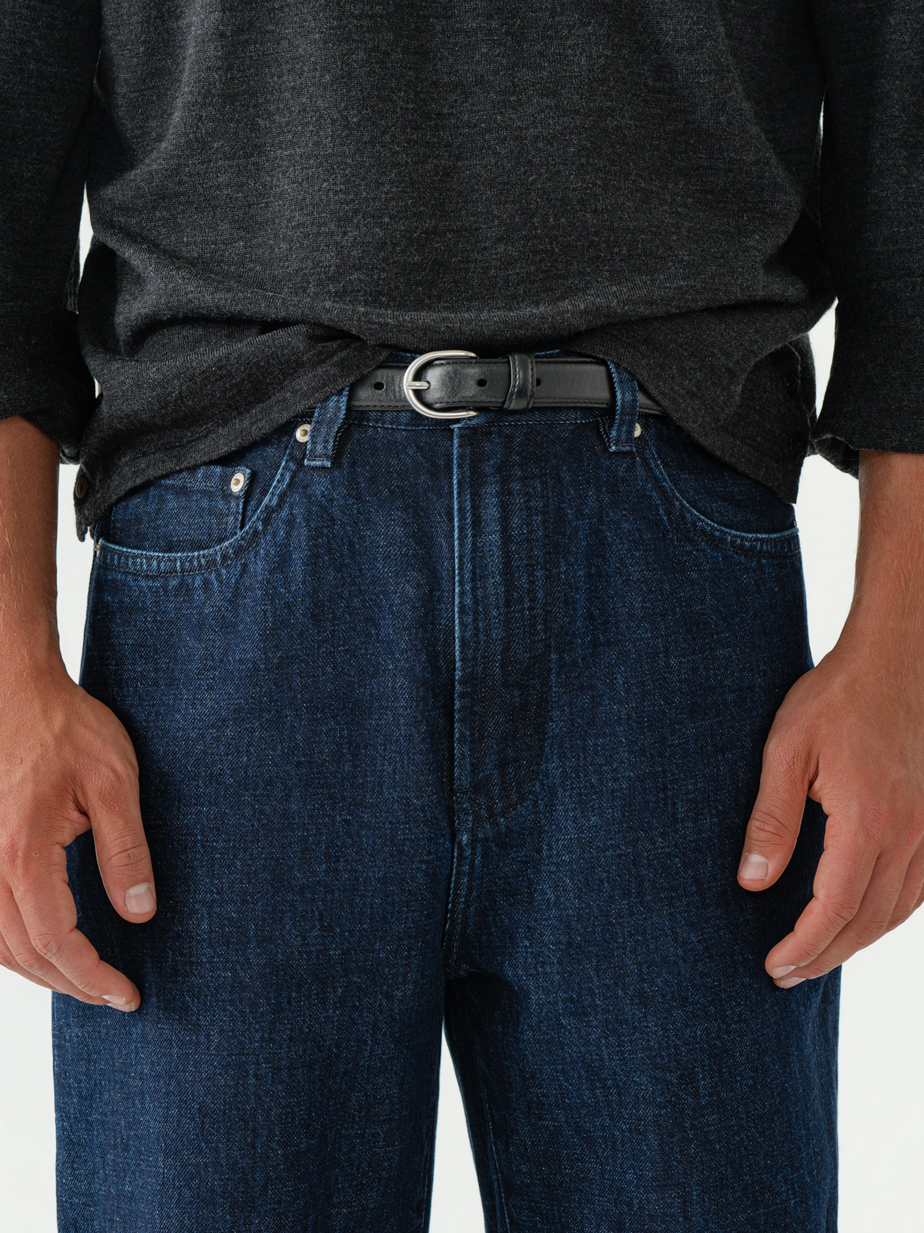 Indigo Washed Denim Jeans