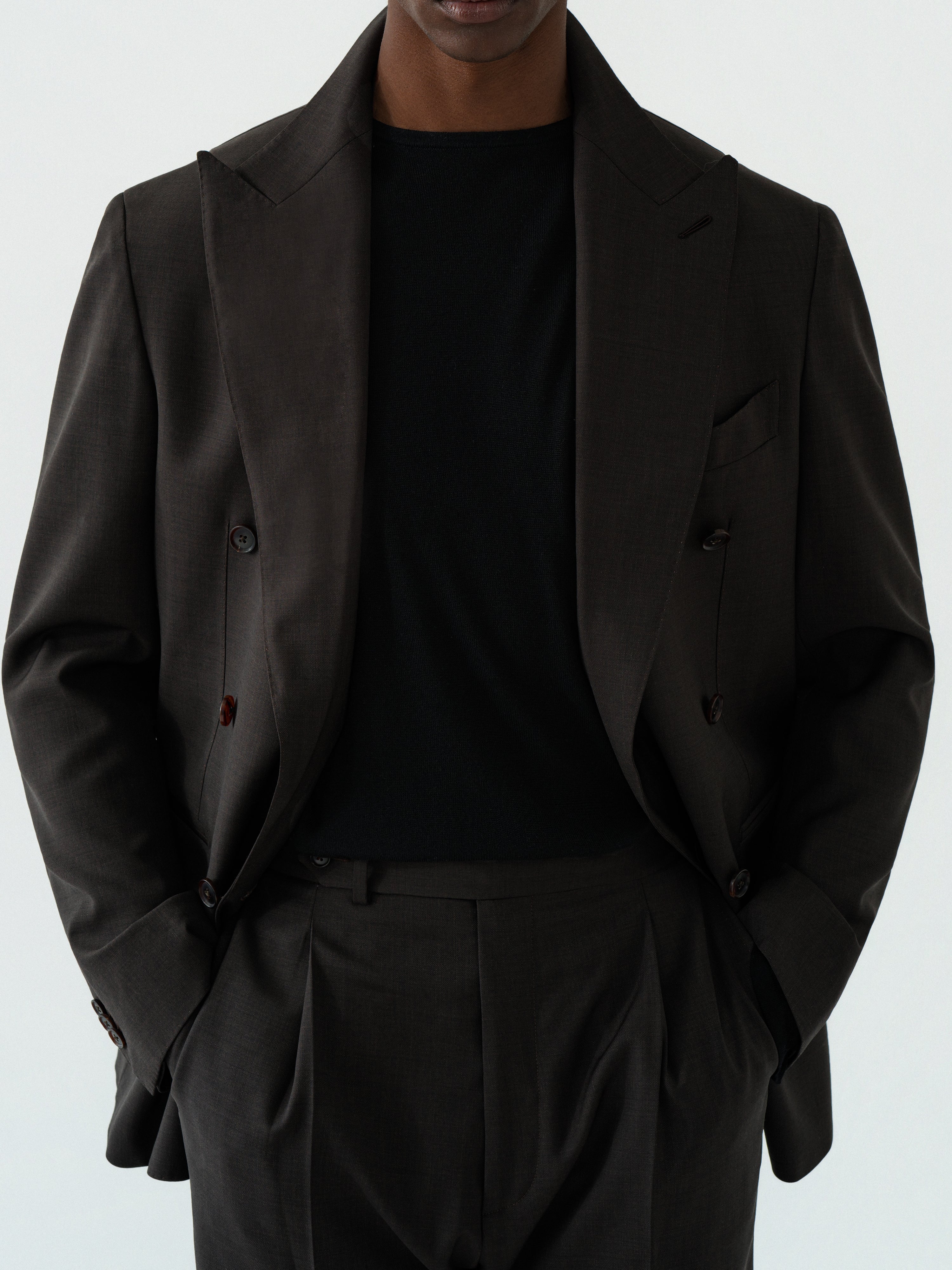 Brown Wool Suit (DB)