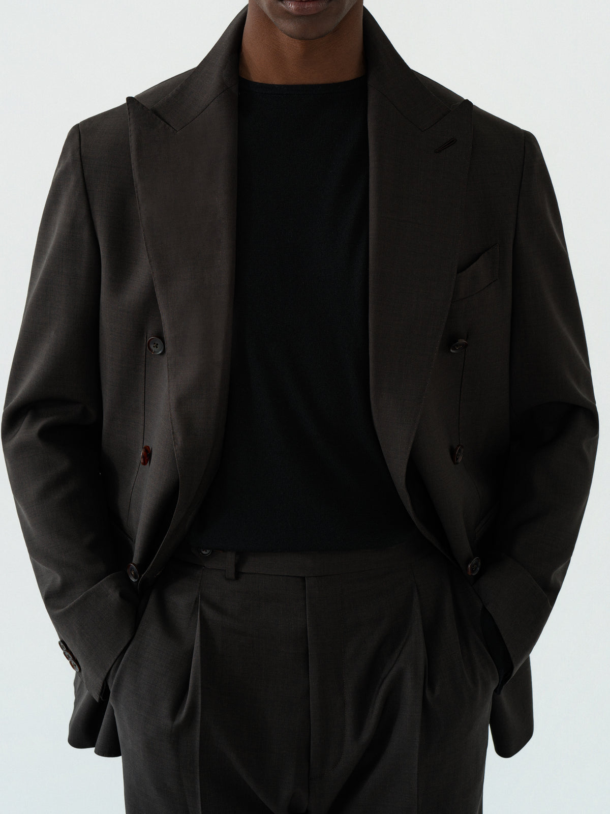 Brown Wool Suit (DB)