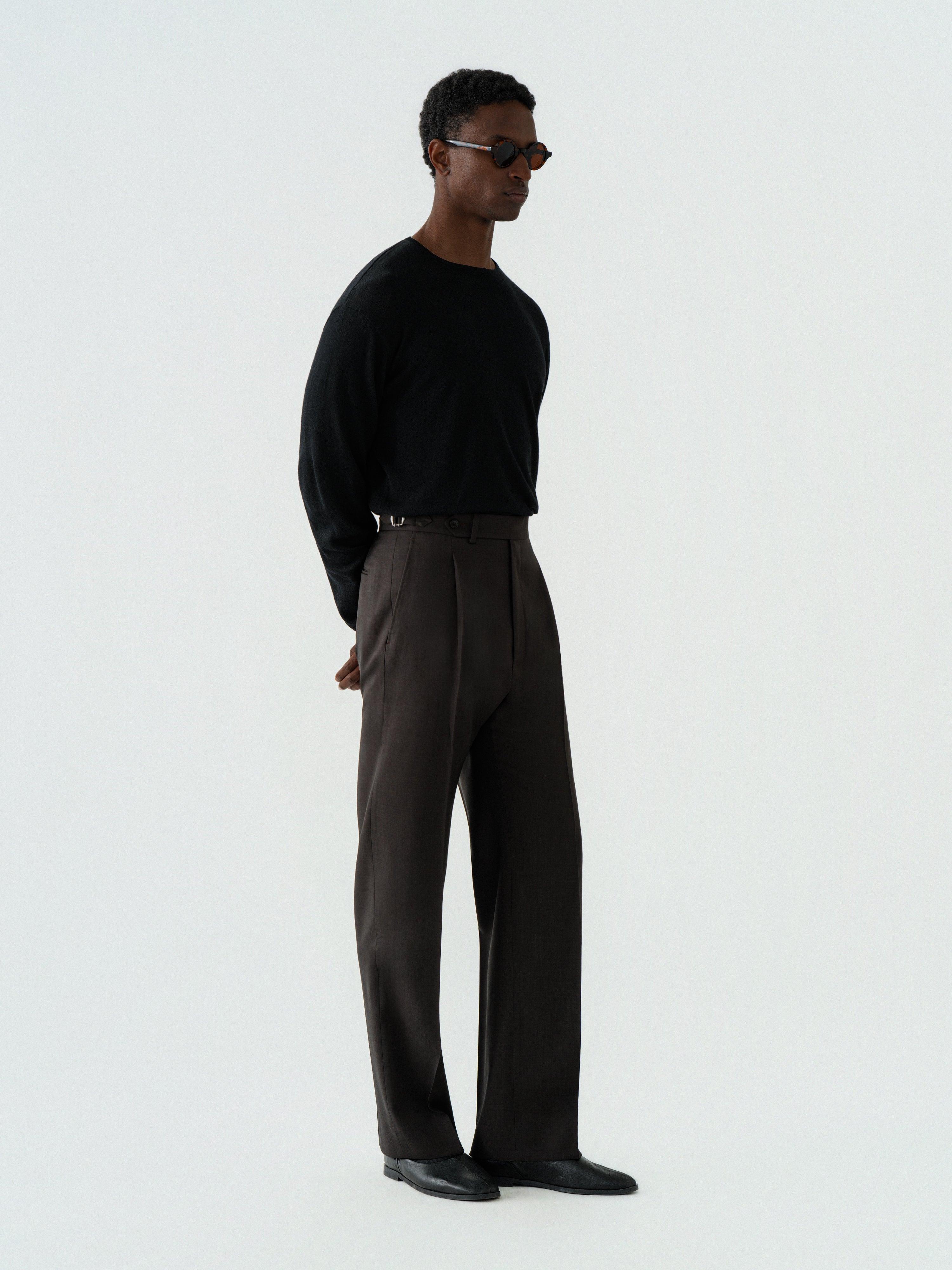 Brown Wool Suit (DB)
