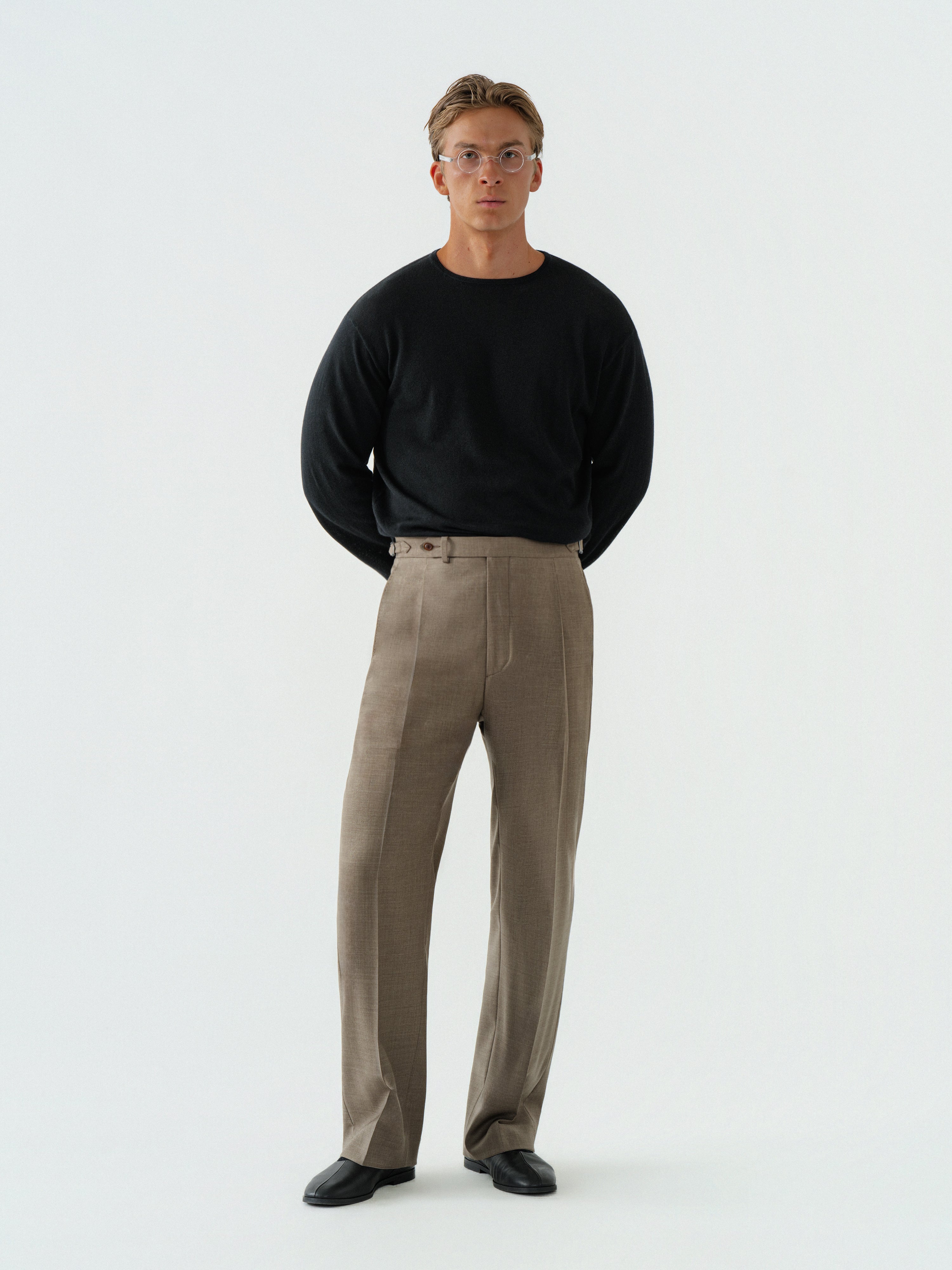 Taupe Wool Suit