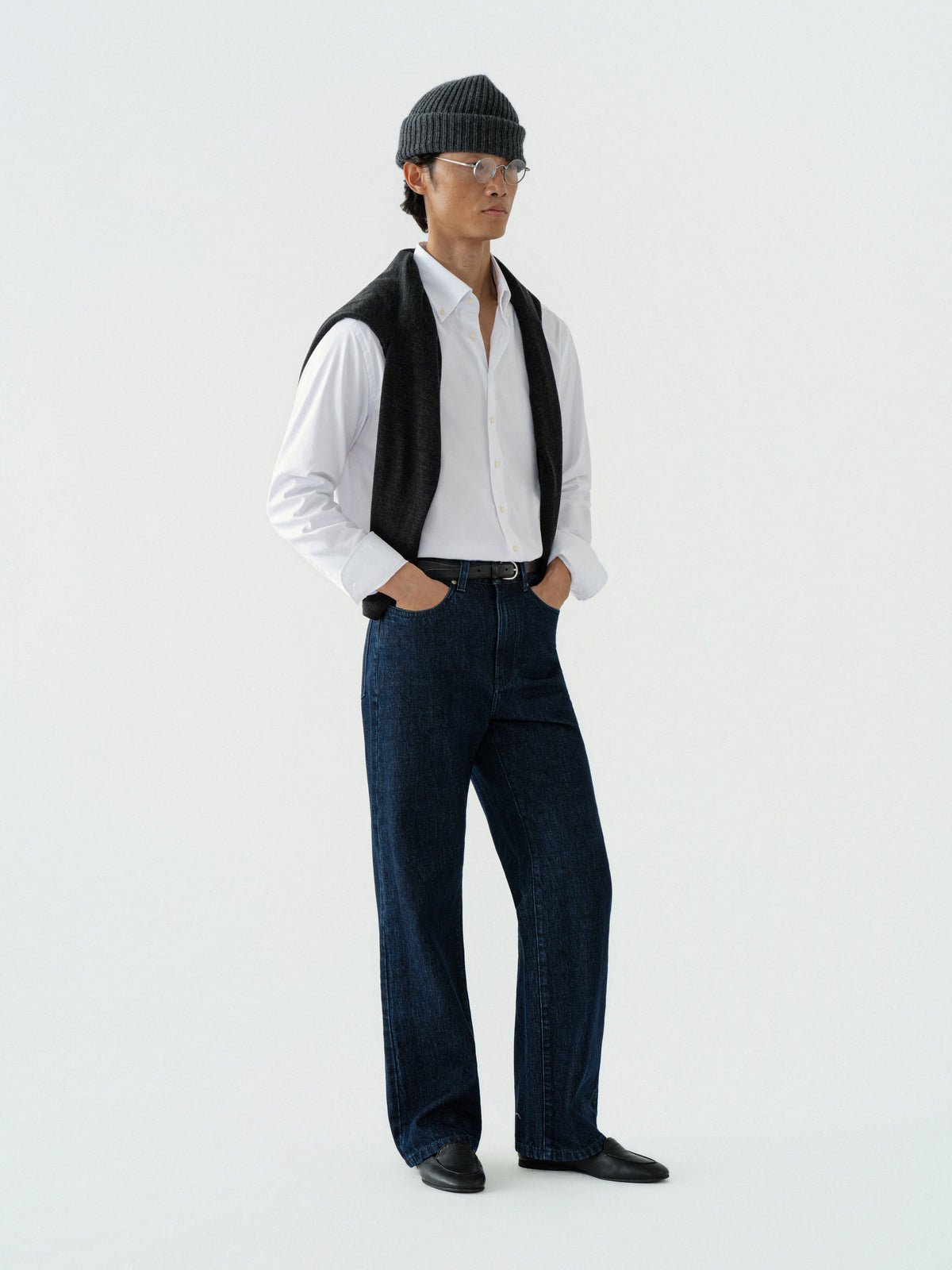 White Oxford Button-Down Shirt