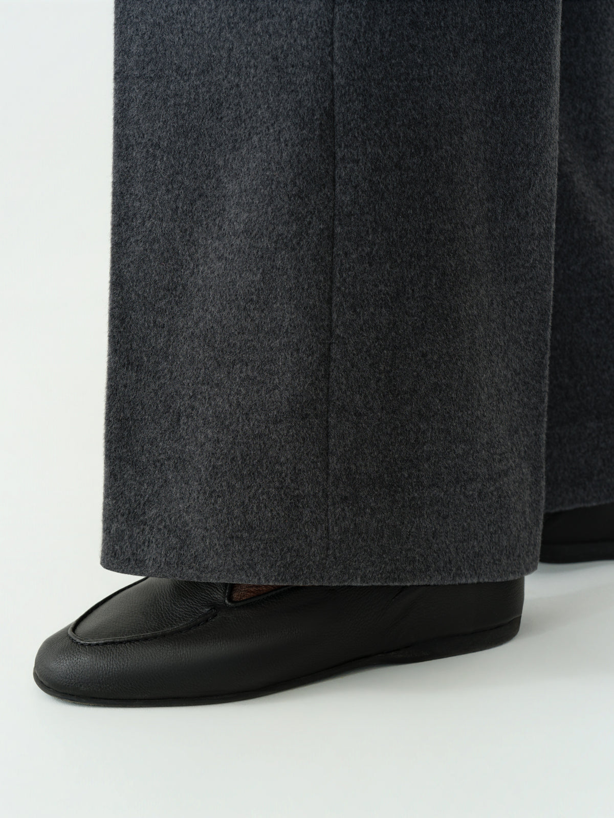 Heather Grey Wool Cashmere Silk Suit (Casual Fit)