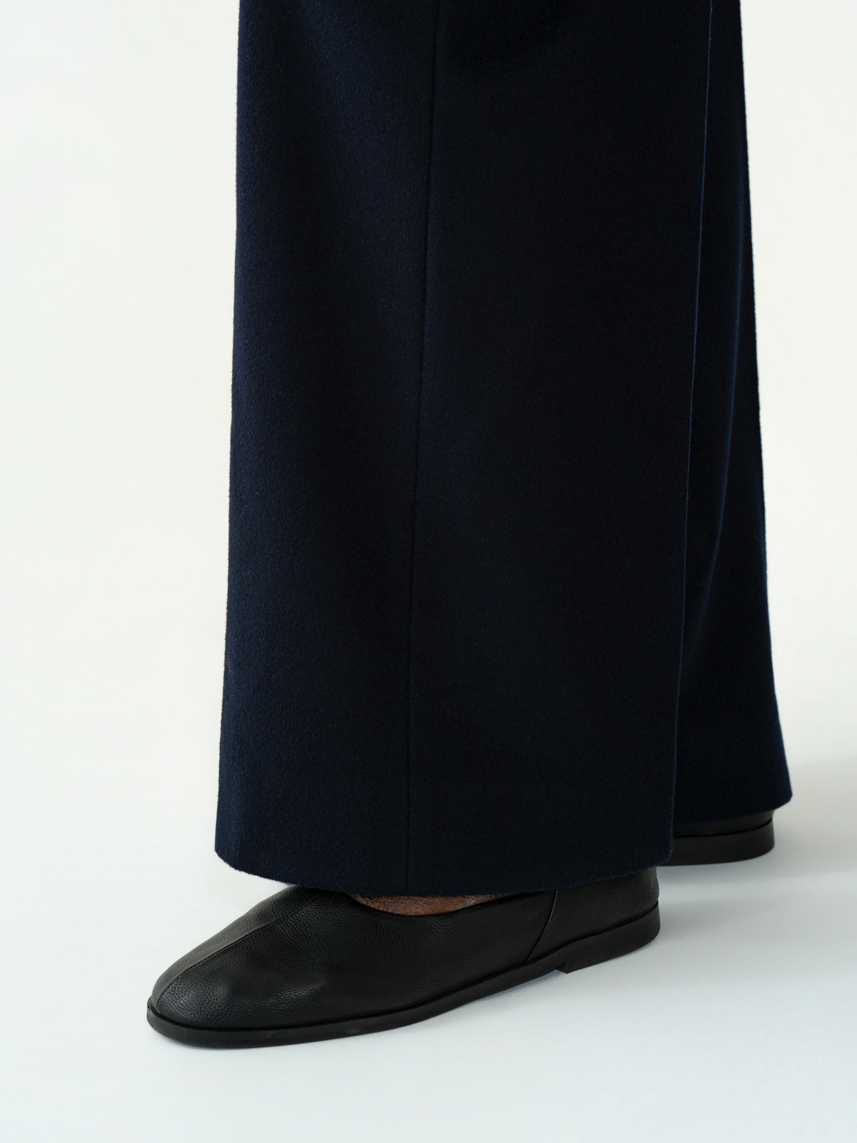 Navy Wool Cashmere Suit (Casual Fit)