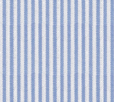 Light Blue Striped Italian Cotton