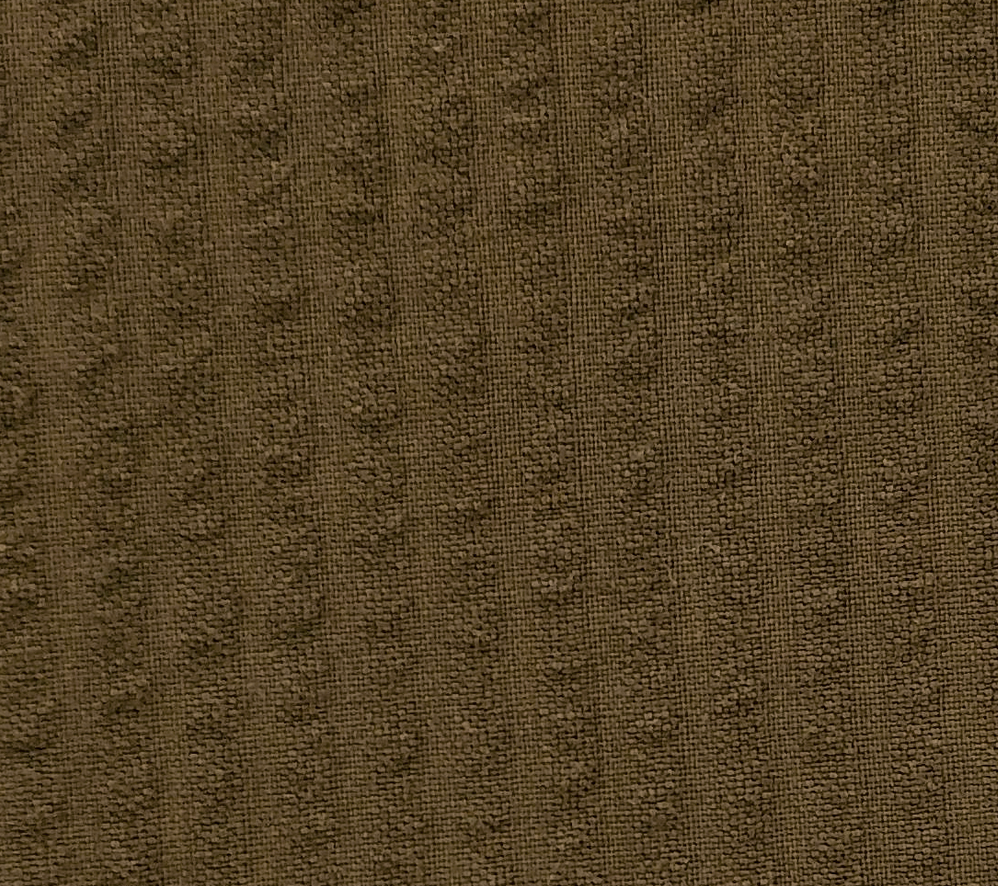 Brown Seersucker Cotton - Grand Le Mar