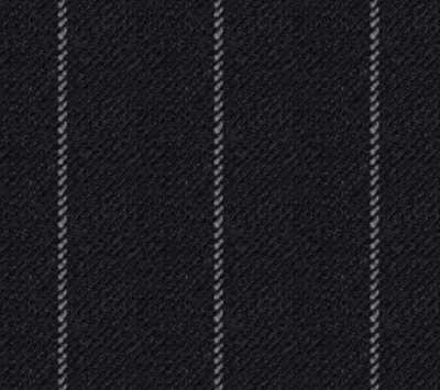 Dark Navy Pinstripe S130 Wool