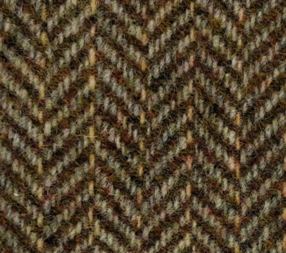 Brown Tweed Herringbone - Grand Le Mar