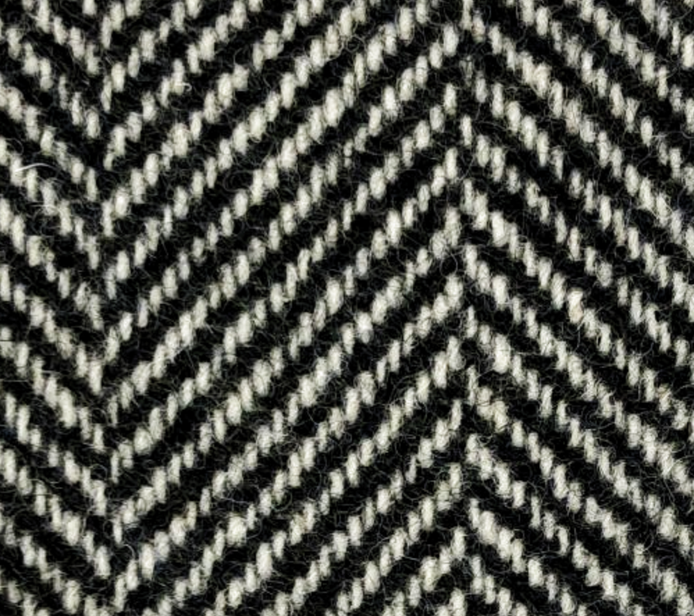 Grey Tweed Herringbone - Grand Le Mar