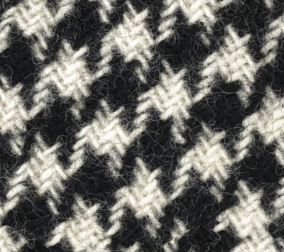 Black & White Lambswool Glencheck