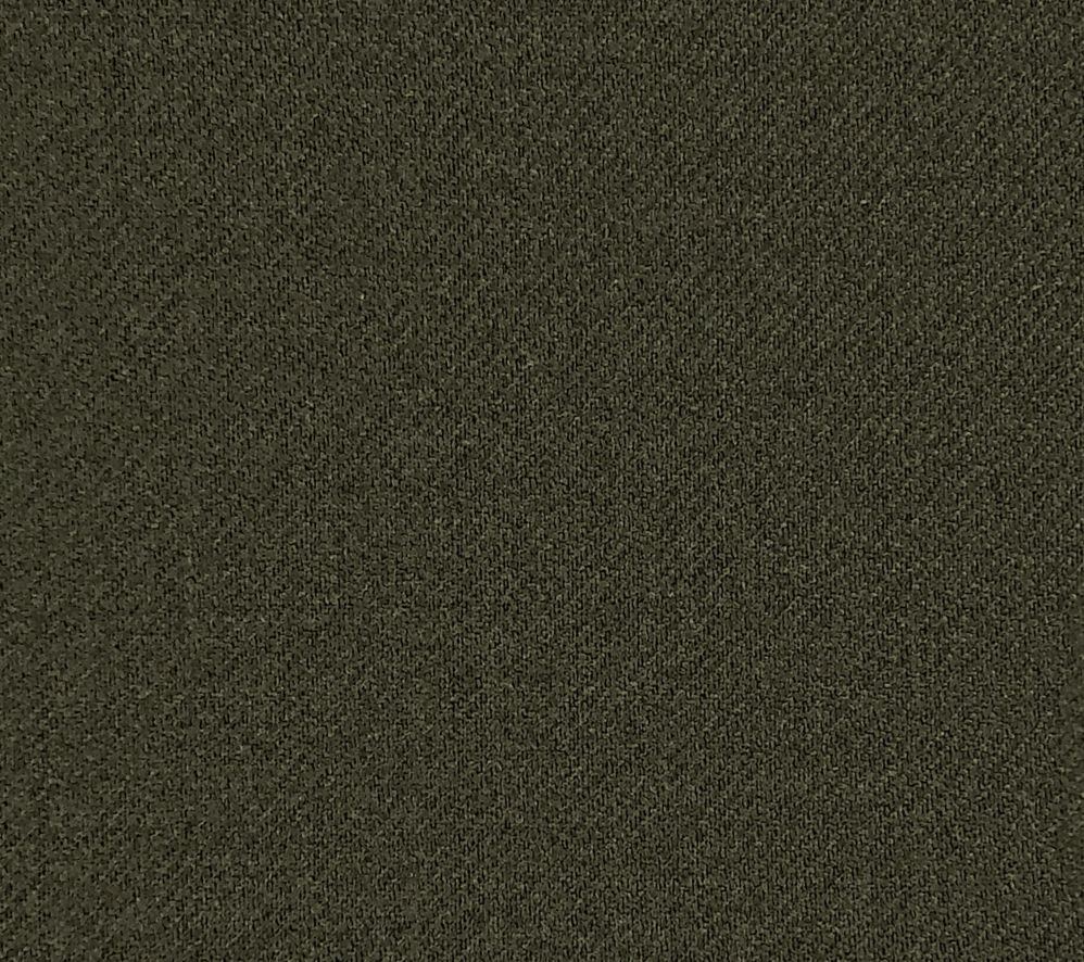 Khaki Green Plain S130 Wool - Grand Le Mar