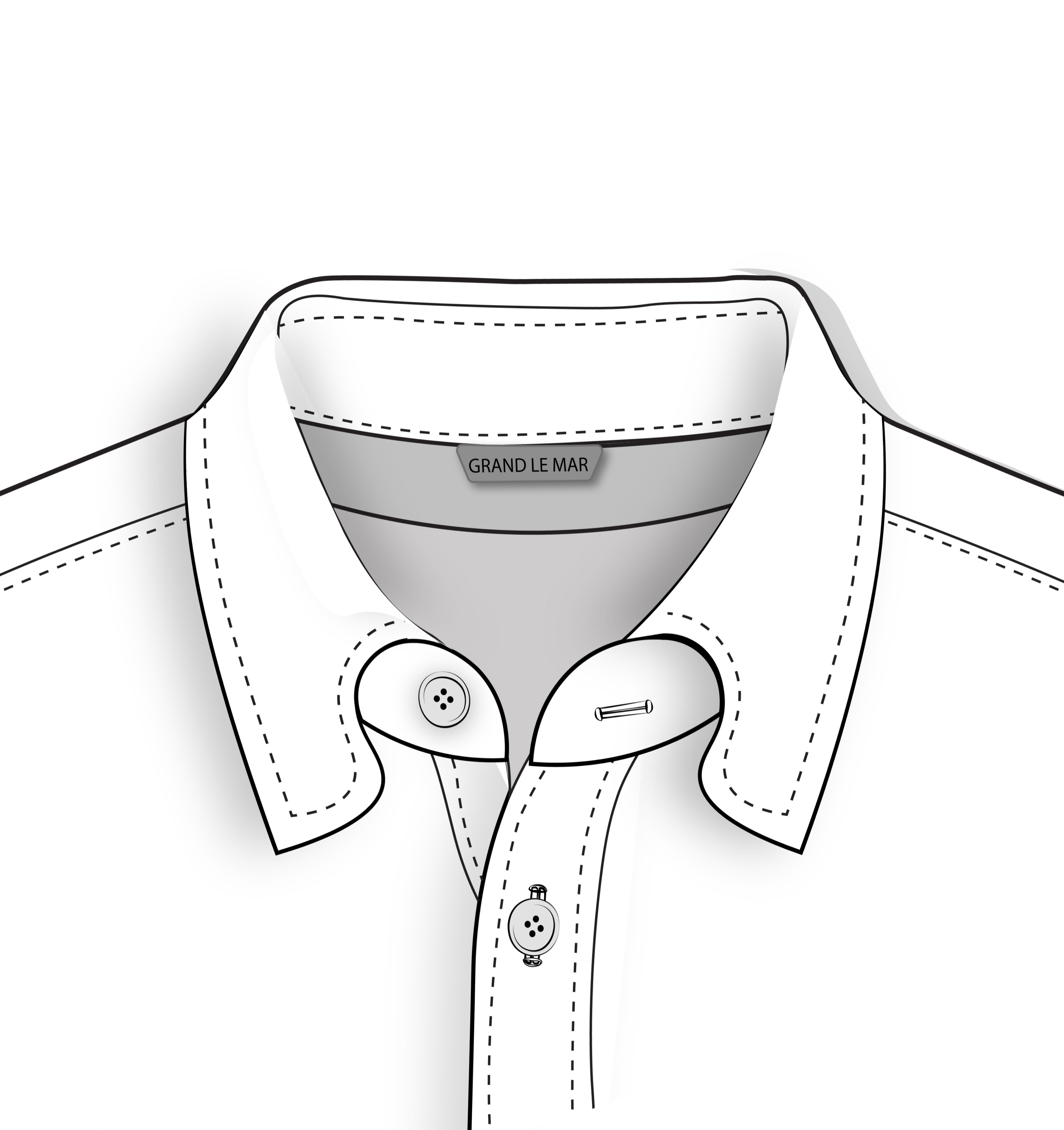 Button Down (Hidden)