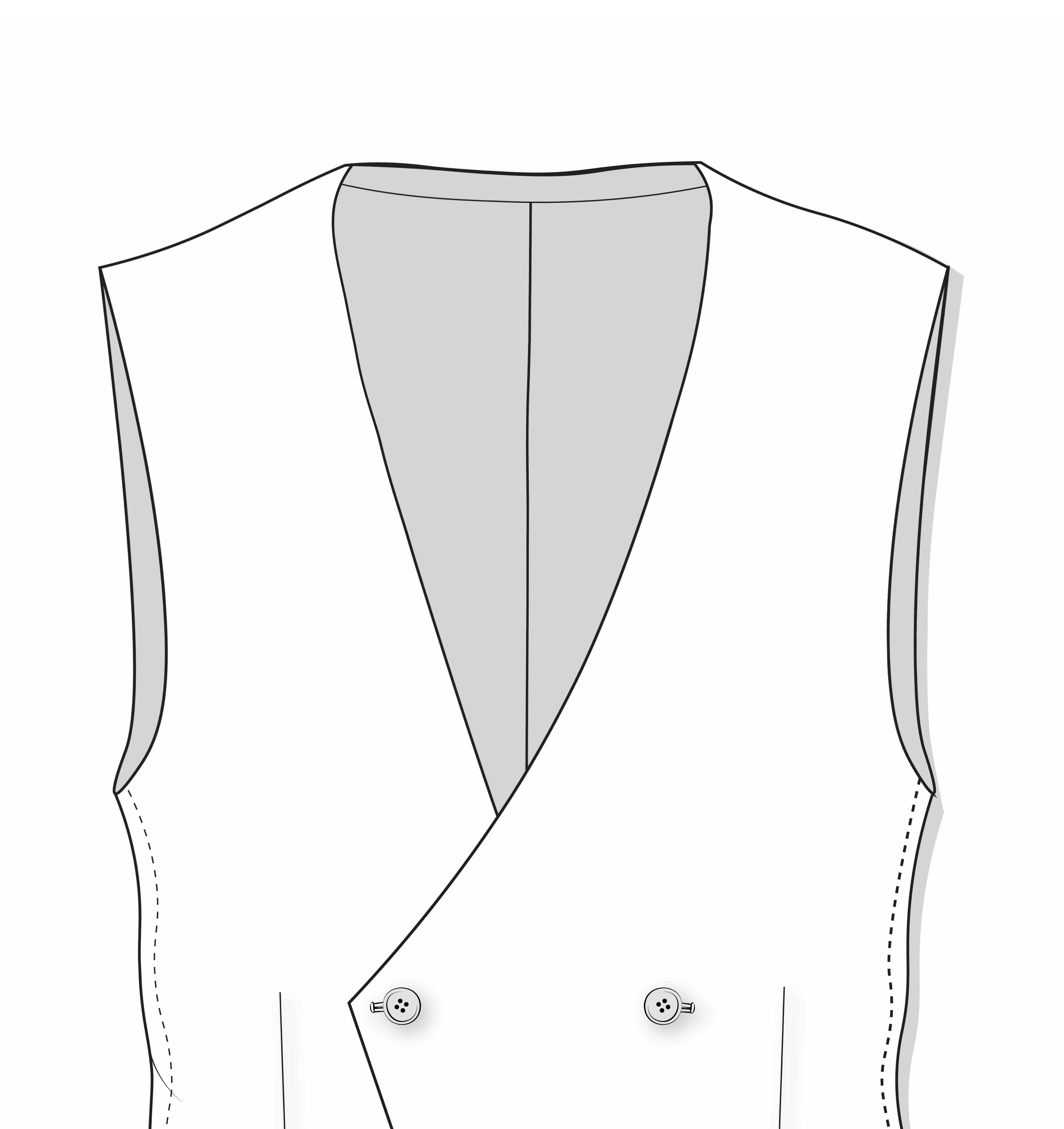 V shape