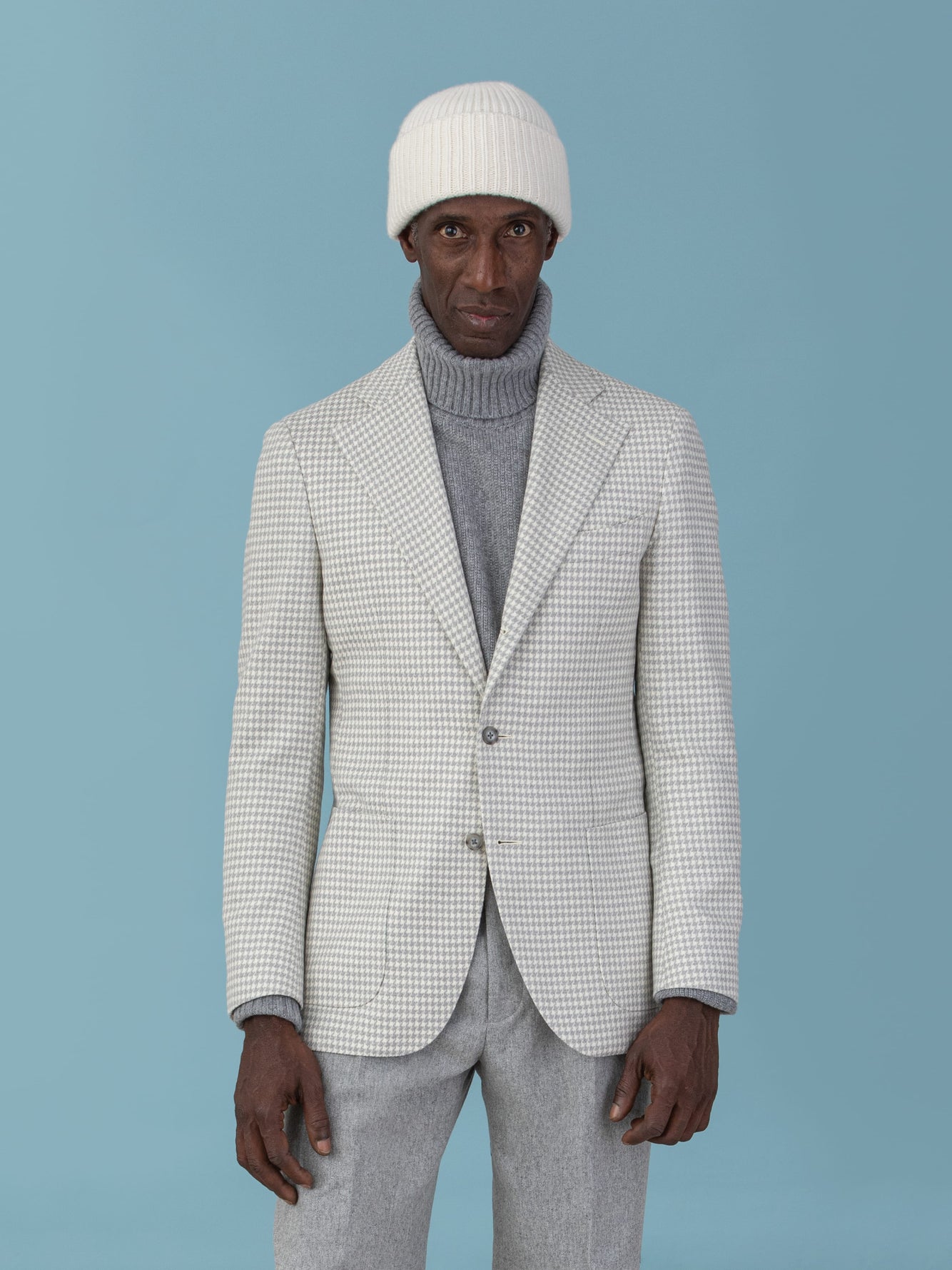Houndstooth Flannel Jacket - Grand Le Mar