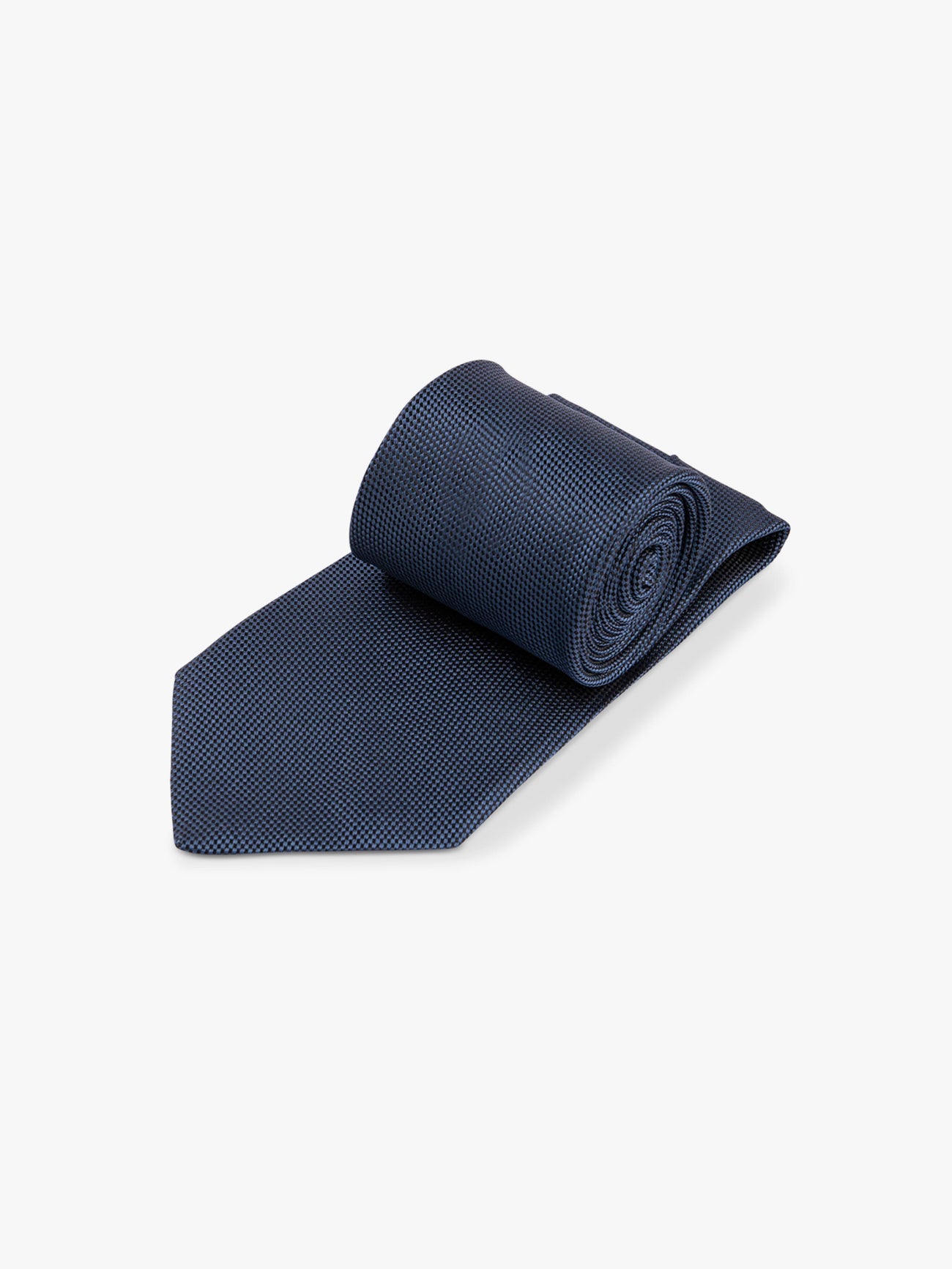 Navy Silk Tie - Grand Le Mar