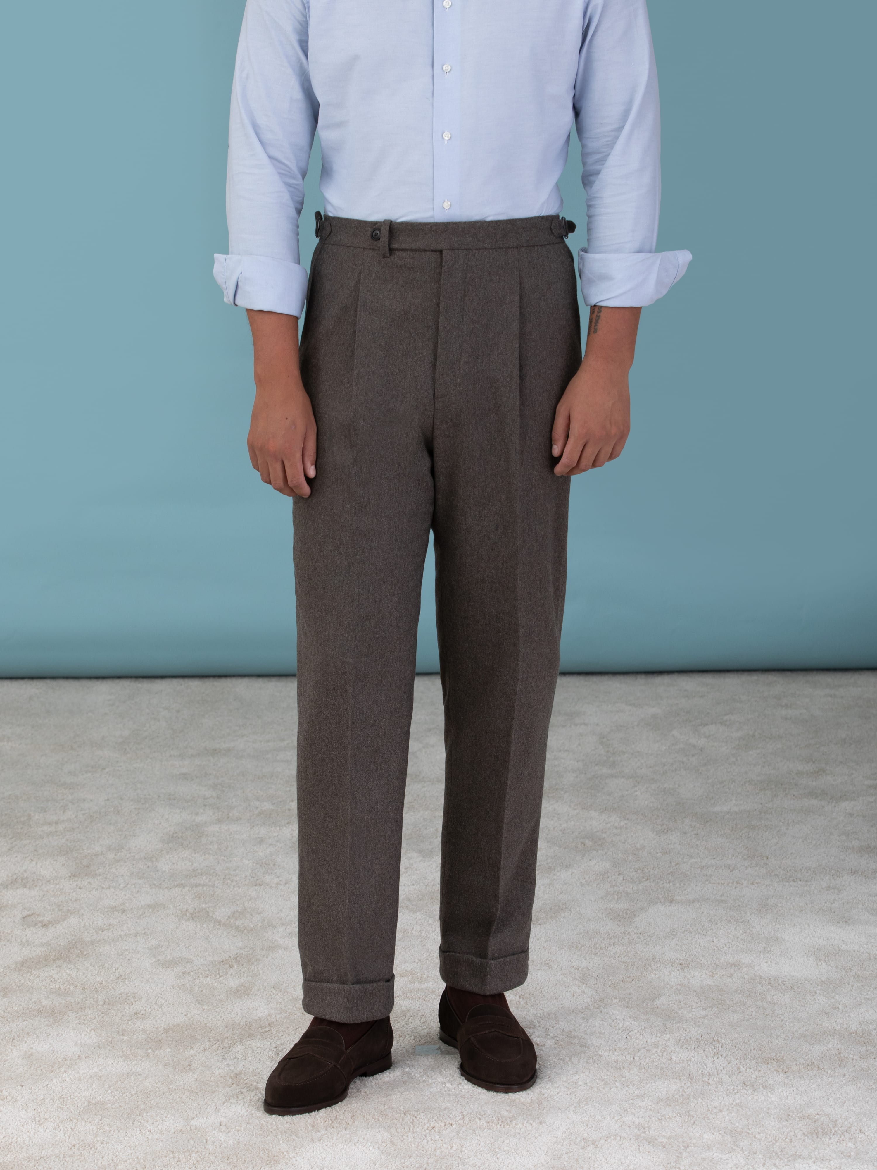 Buy Grey Trousers & Pants for Men by LINEN CLUB Online | Ajio.com