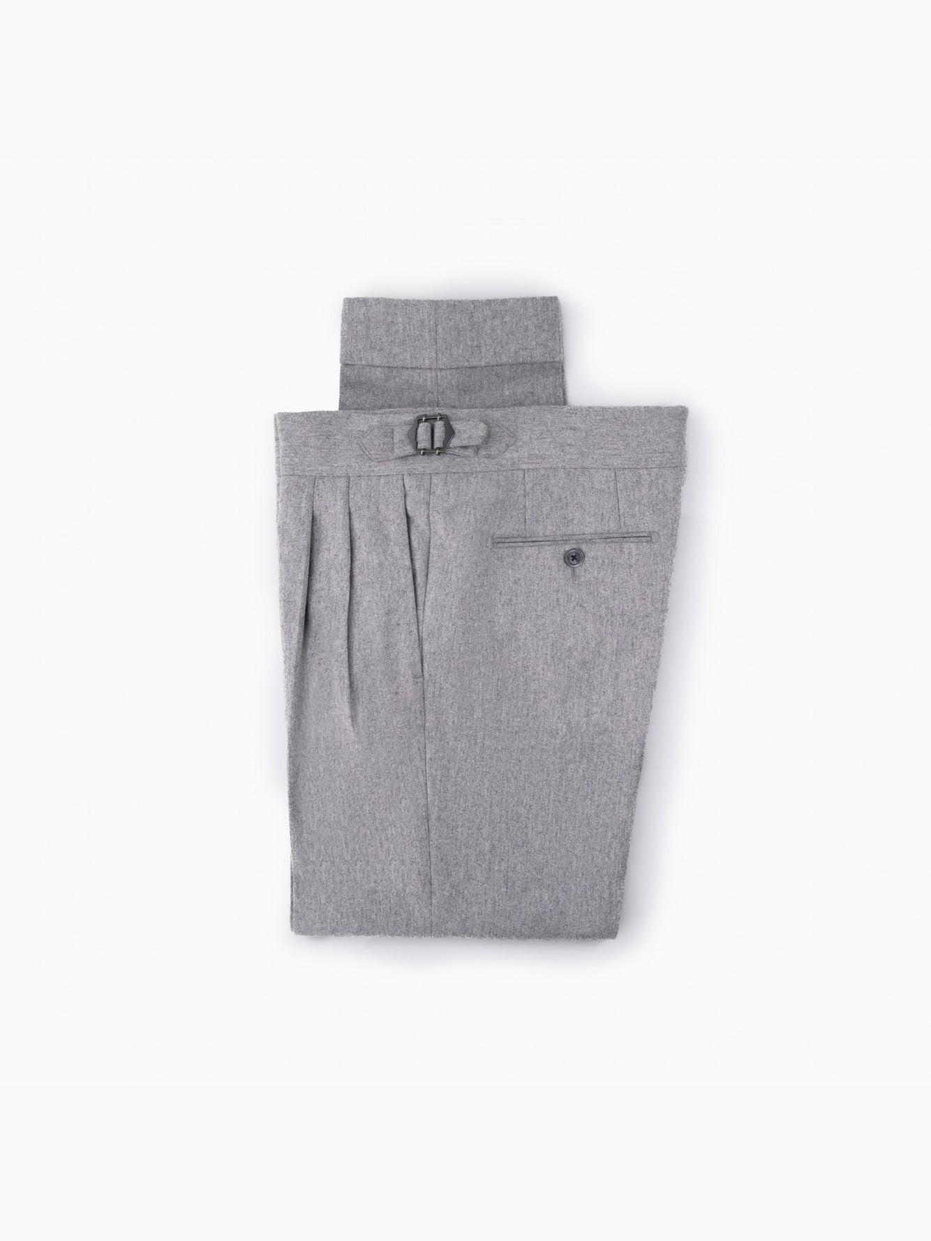 Grey Flannel Gurkha Trousers - Grand Le Mar