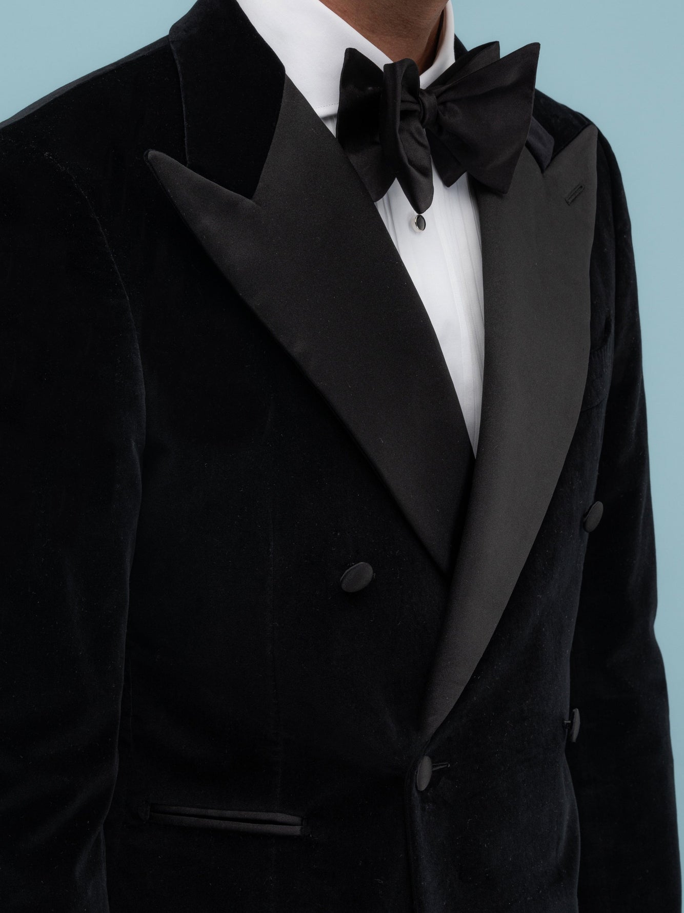 Black Velvet Tuxedo Suit - Grand Le Mar