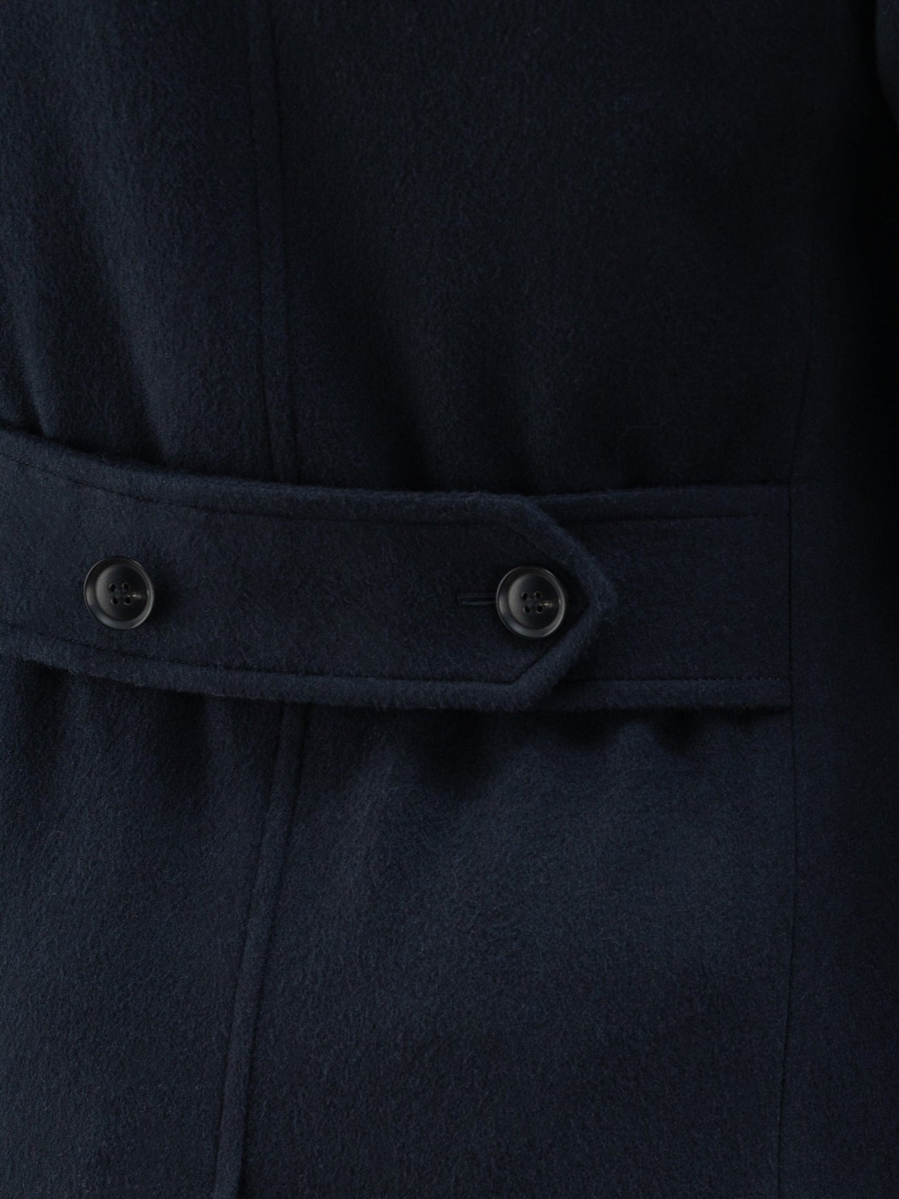 Navy Cashmere Coat - Grand Le Mar