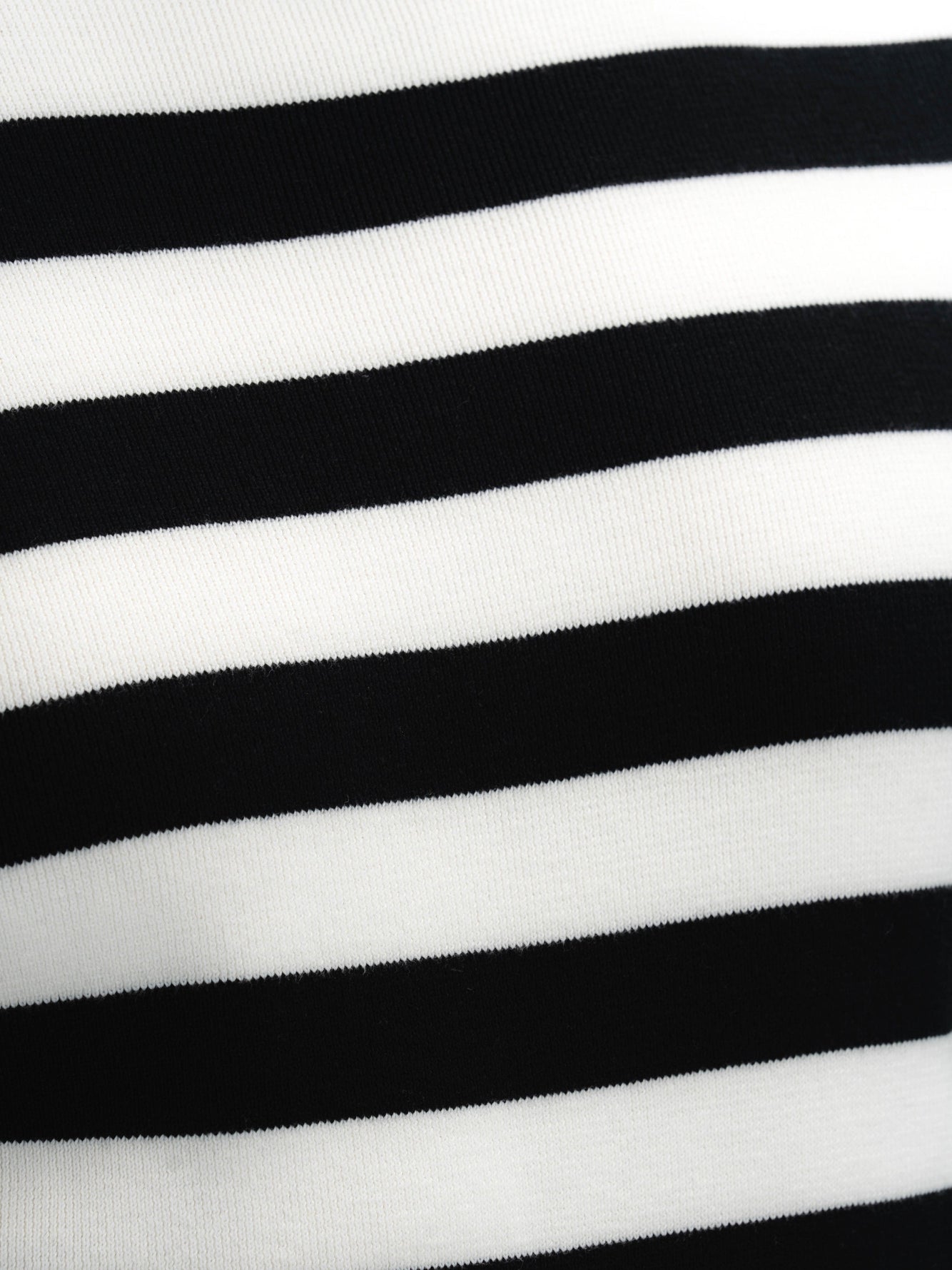 Black White Striped Turtleneck - Grand Le Mar