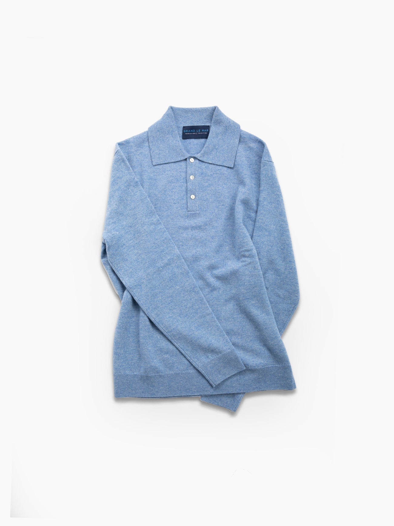 Oscar Knit Blue Cashmere - Grand Le Mar