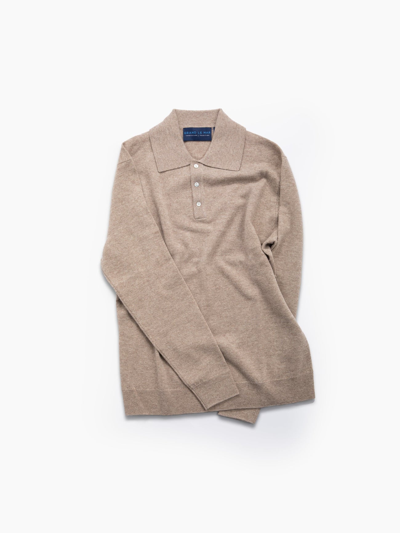 Oscar Knit Brown Cashmere - Grand Le Mar