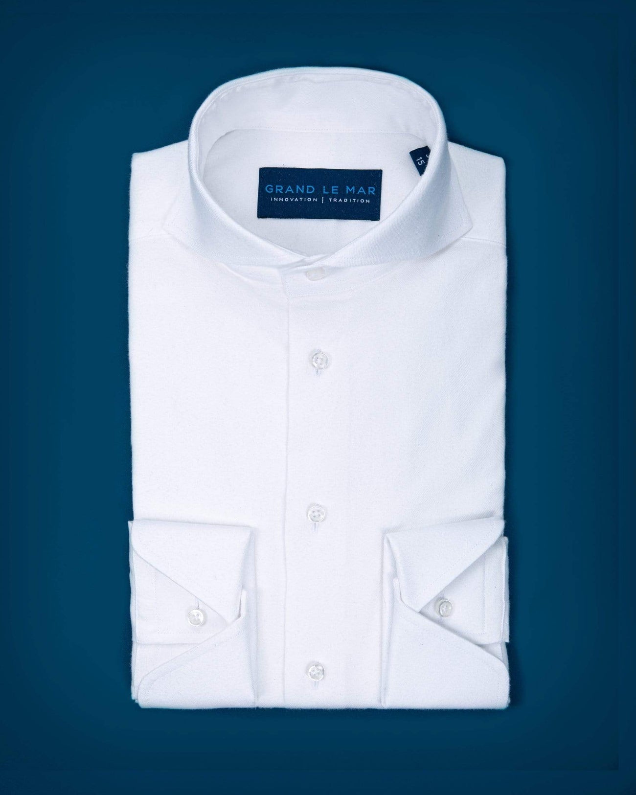 Flannel White Shirt - Grand Le Mar