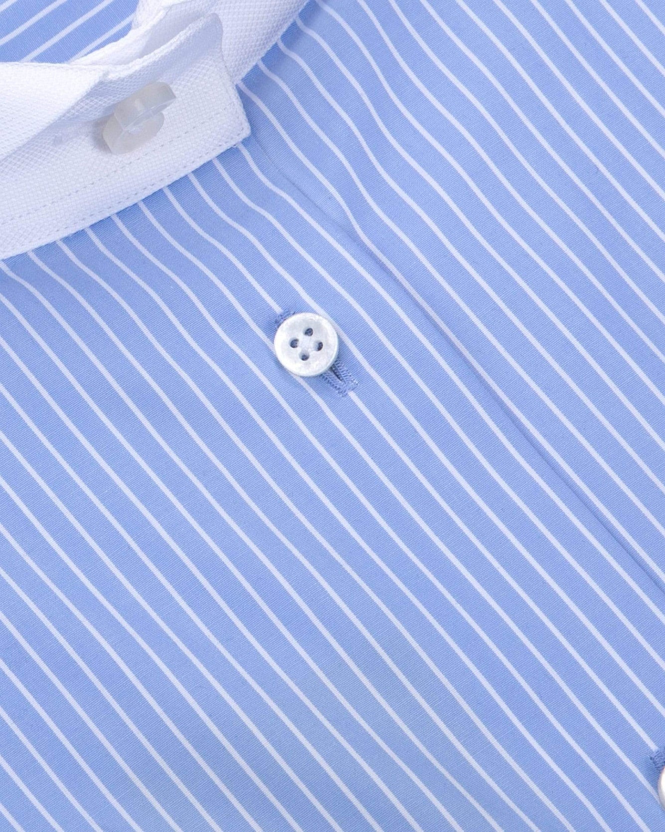 Light Blue Striped Douglas Shirt - Grand Le Mar