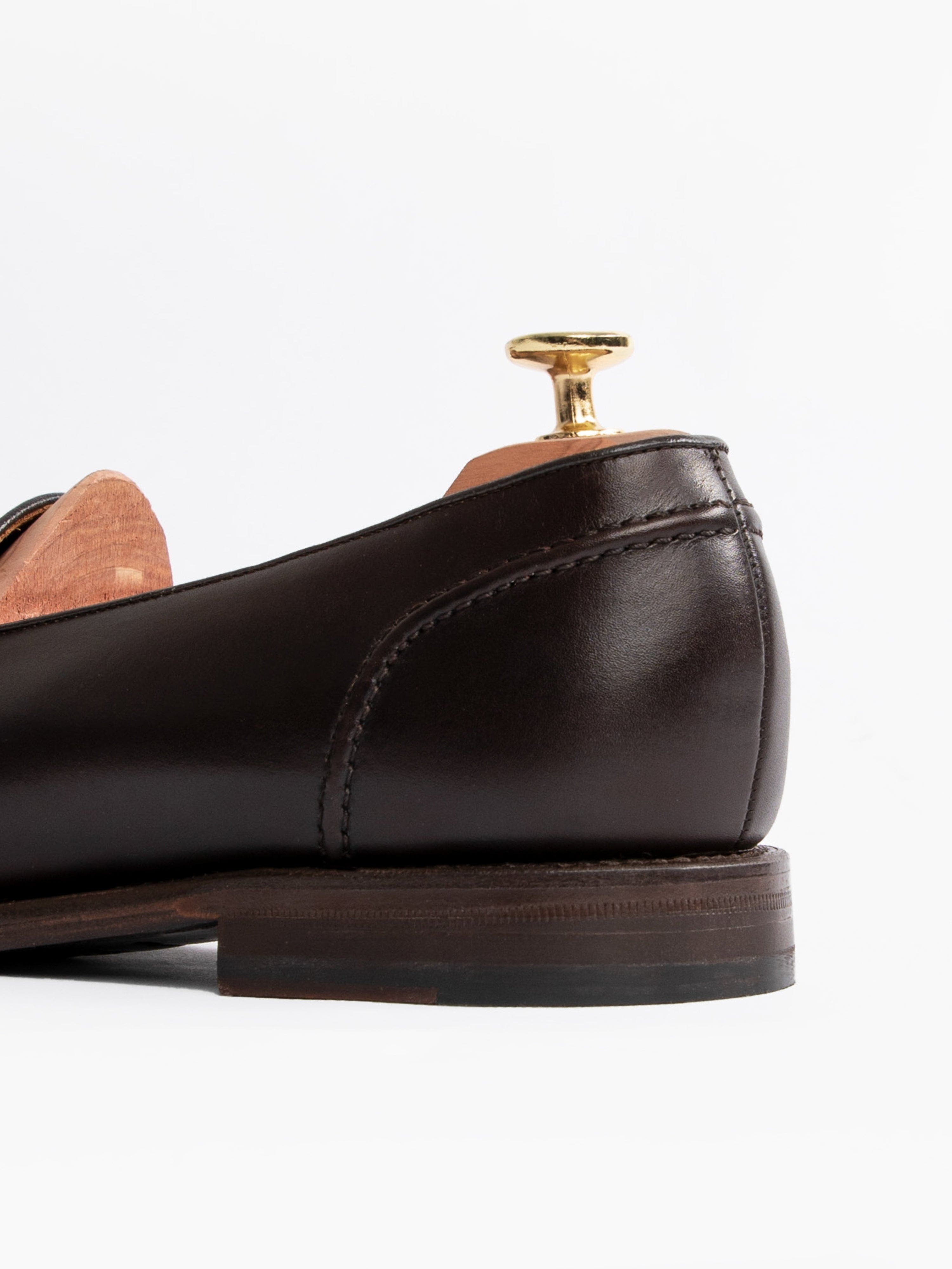 Penny Loafers Dark Brown Calf - Grand Le Mar