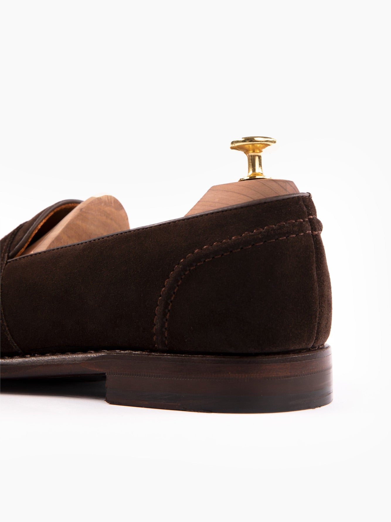 Penny Loafers Dark Brown Suede - Grand Le Mar