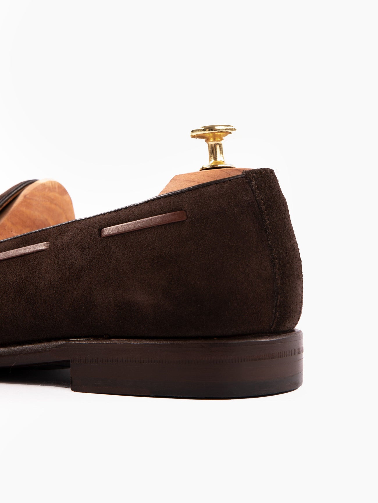 Tassel Loafers Dark Brown Suede - Grand Le Mar