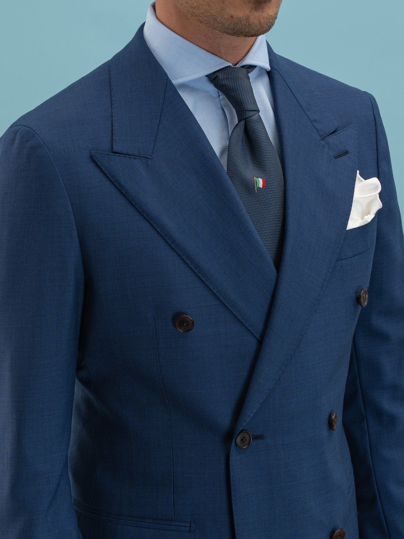 Blue Milano Suit - Grand Le Mar