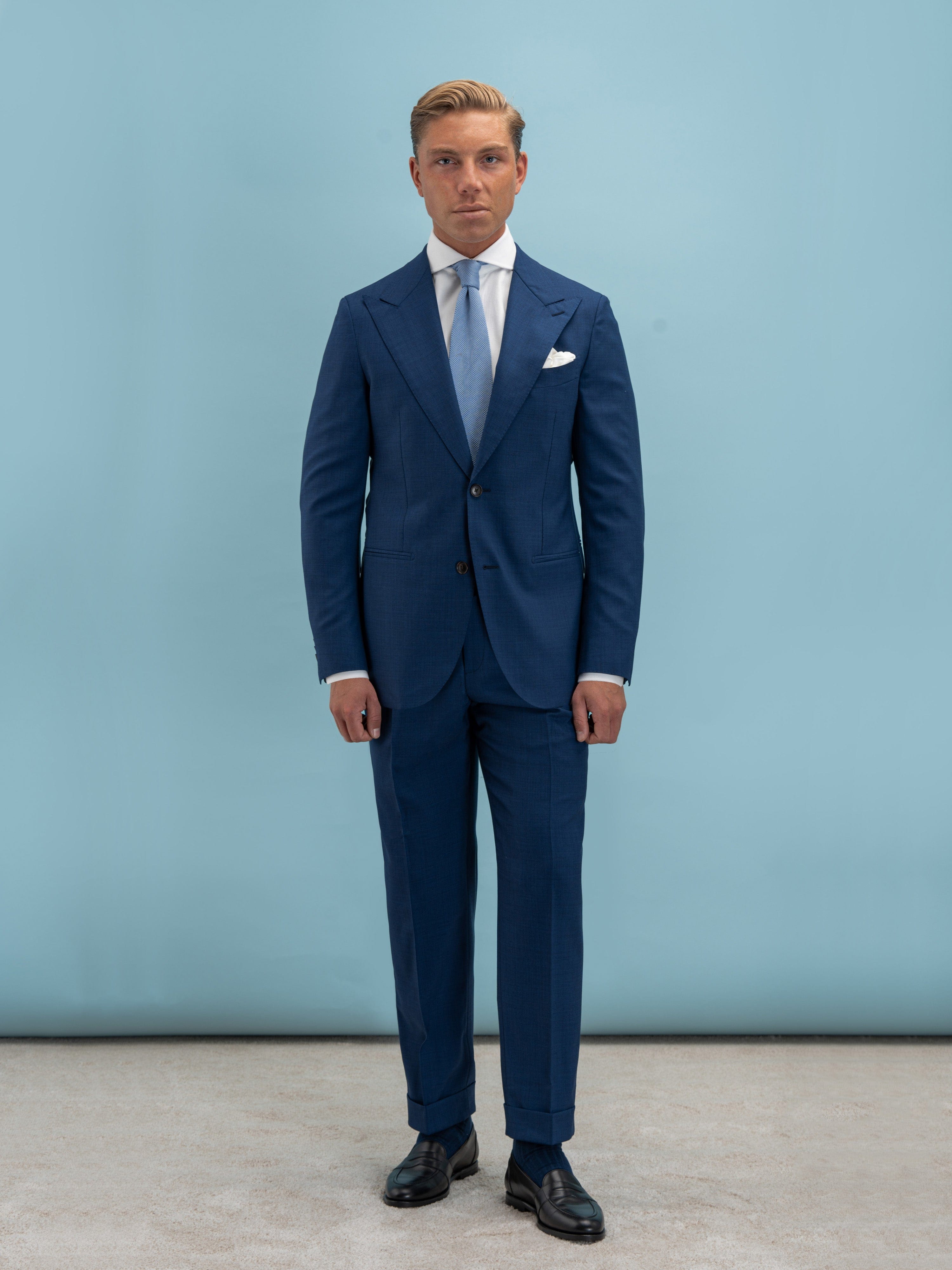 Blue Milano Suit - Grand Le Mar