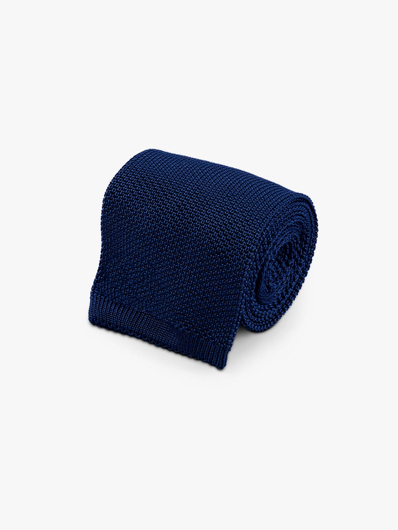 Navy Knitted Tie - Grand Le Mar