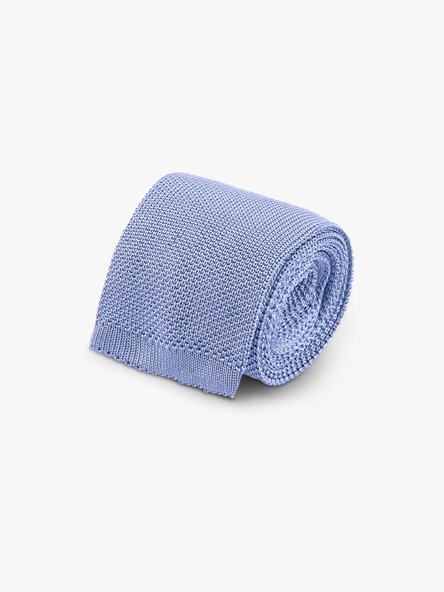 Sky Blue Knit Tie - Grand Le Mar