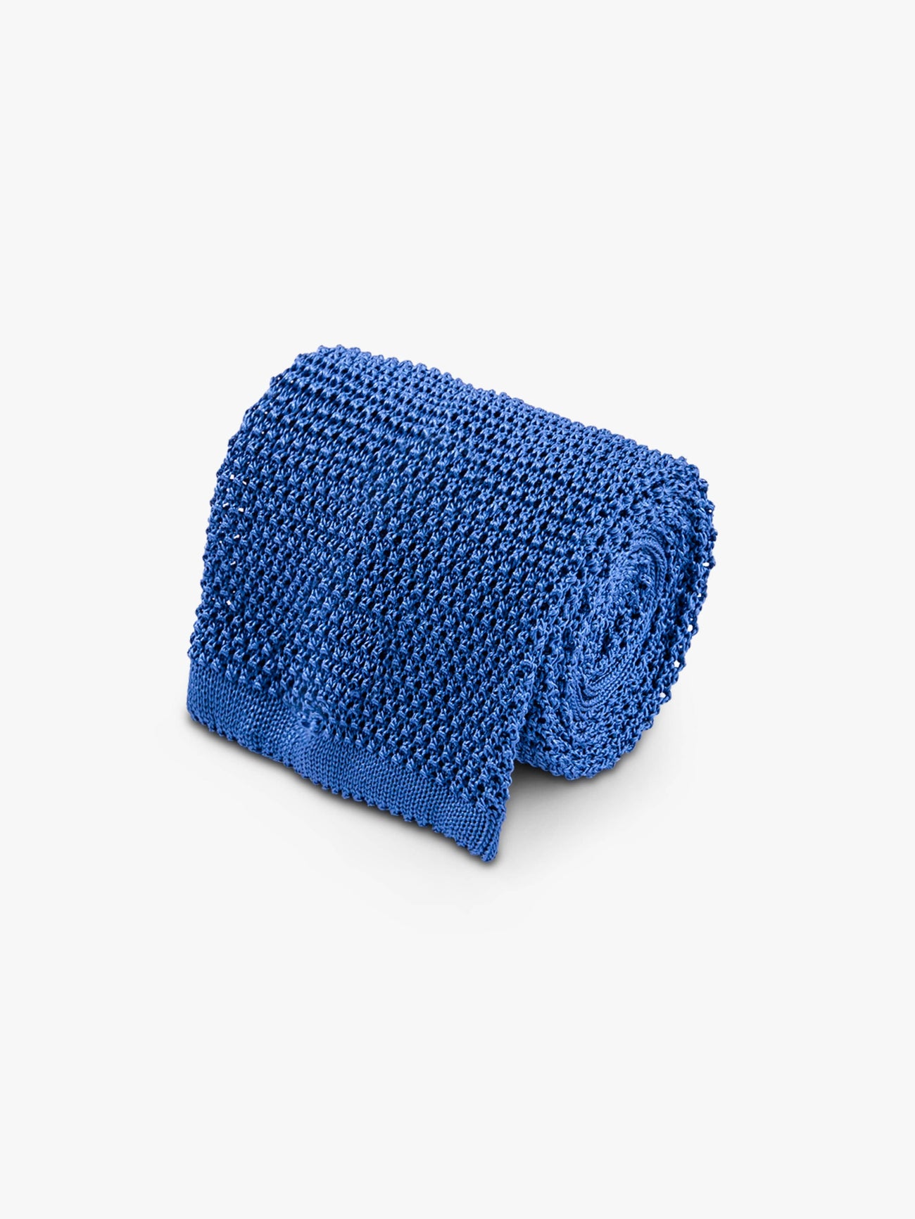 Vibrant Blue Knit Tie - Grand Le Mar